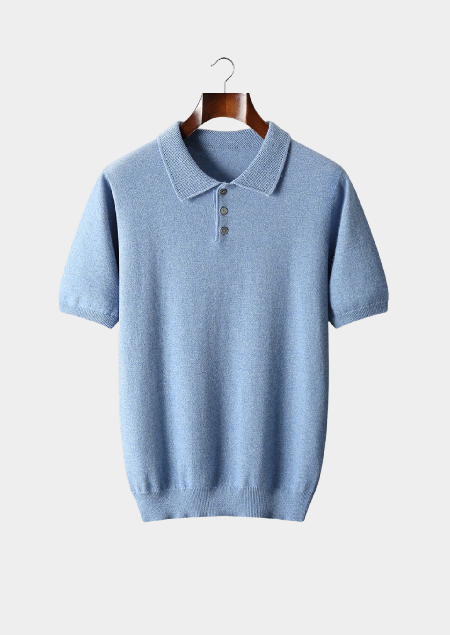 Veroux Mode | Men’s Premium Cashmere Classic Polo Shirt