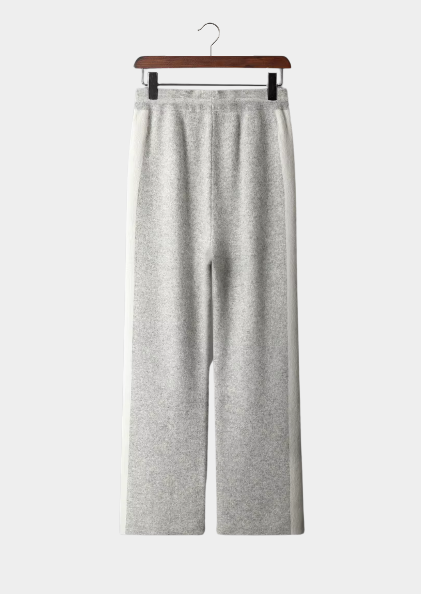 Veroux Mode | Men’s Pure Extra-Fine Merino Wool Wide Leisure Trousers