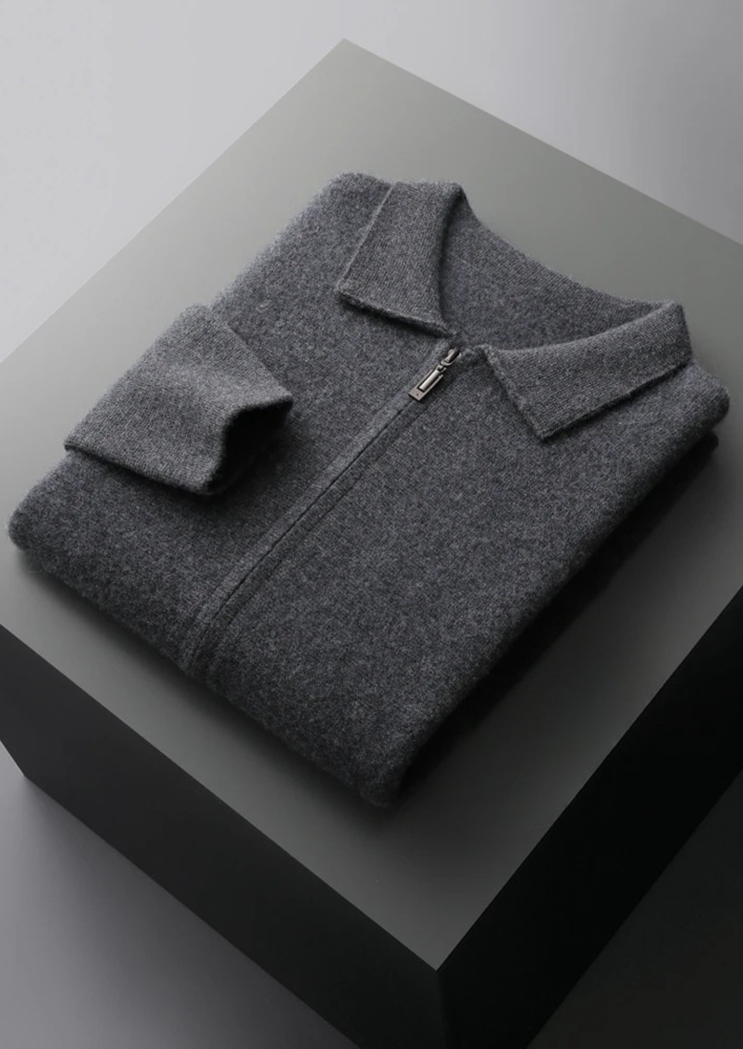 Veroux Mode | Men’s Premium Cashmere Zipper Cardigan