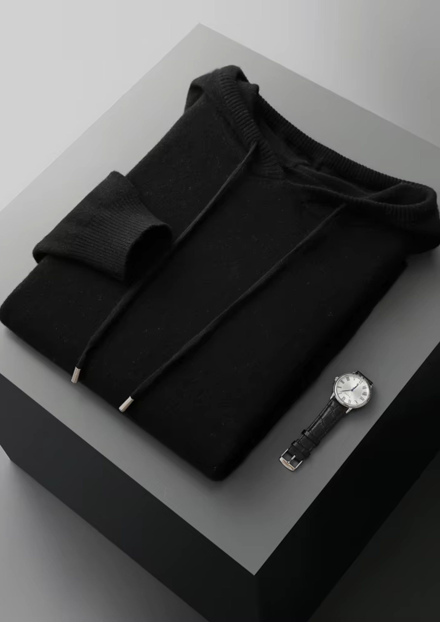 Veroux Mode | Men’s Pure Extra-Fine Merino Wool Leisure Hoodie