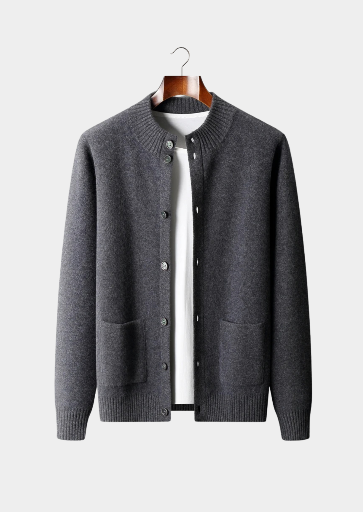 Veroux Mode | Men’s Premium Cashmere Button Cardigan