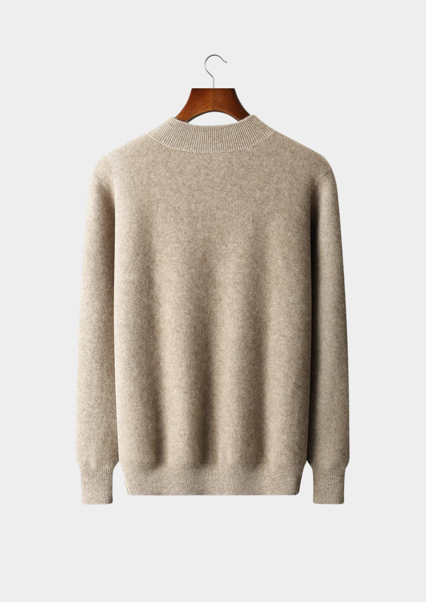 Veroux Mode | Men’s Premium Cashmere Two-Tone Zip Cardigan
