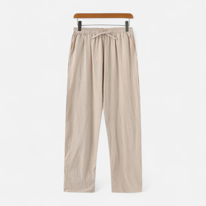 Veroux Mode | Men’s Linen Trousers – Lightweight Elegance, Tailored for Summer