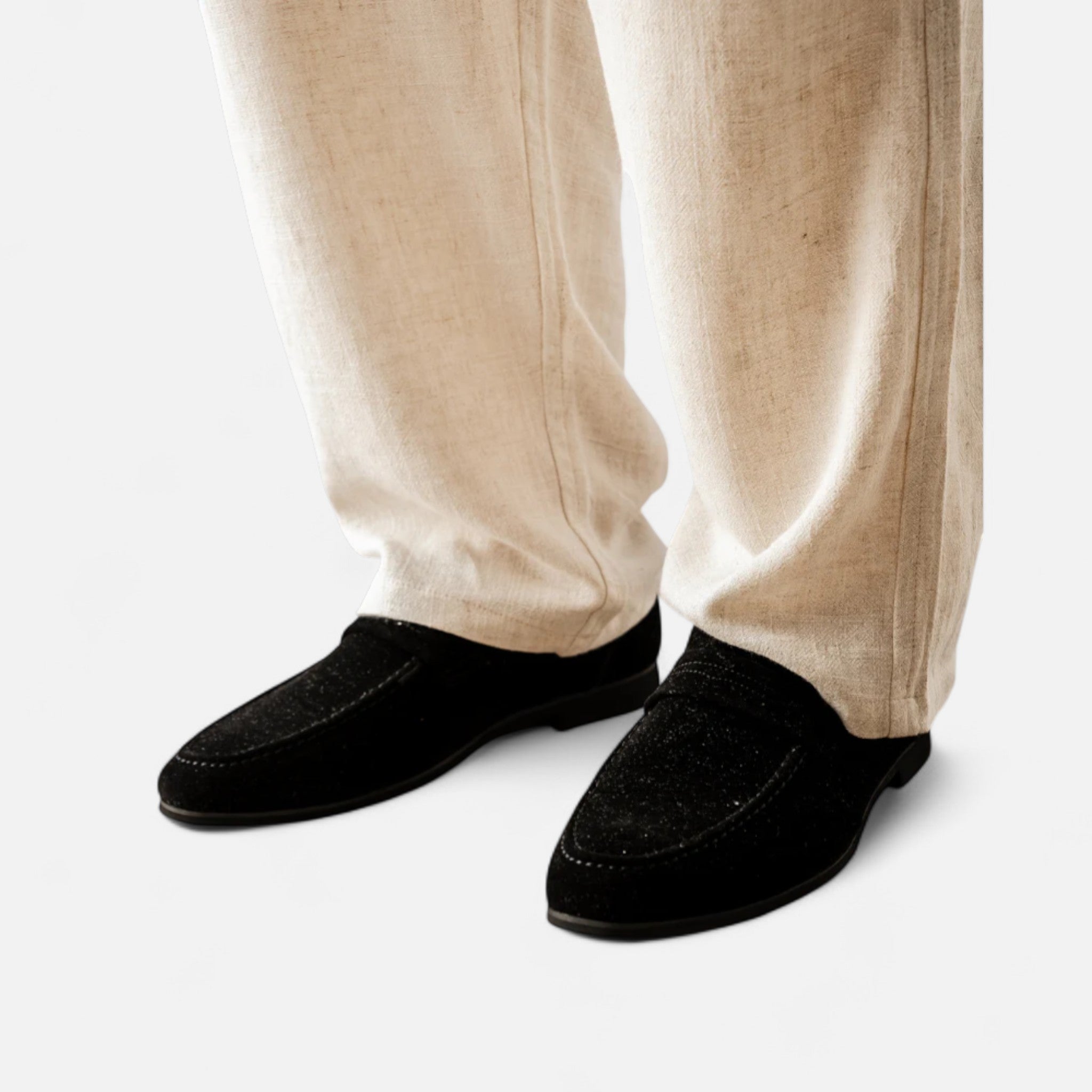 Veroux Mode | Men’s Suede Penny Loafers – Iconic Elegance, Timeless British Craft