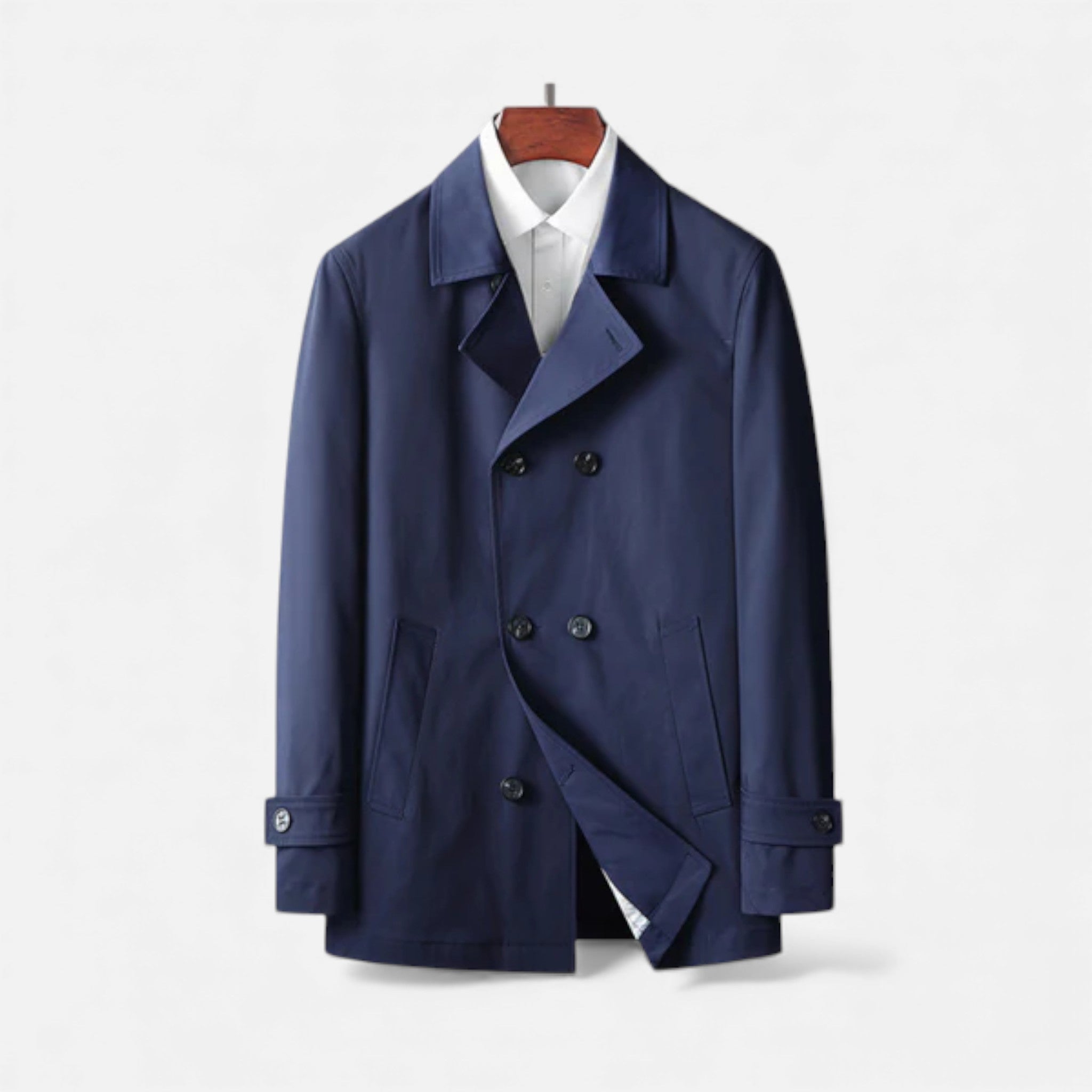 Veroux Mode | Men’s Classic Trench Coat – Ephraim Edition