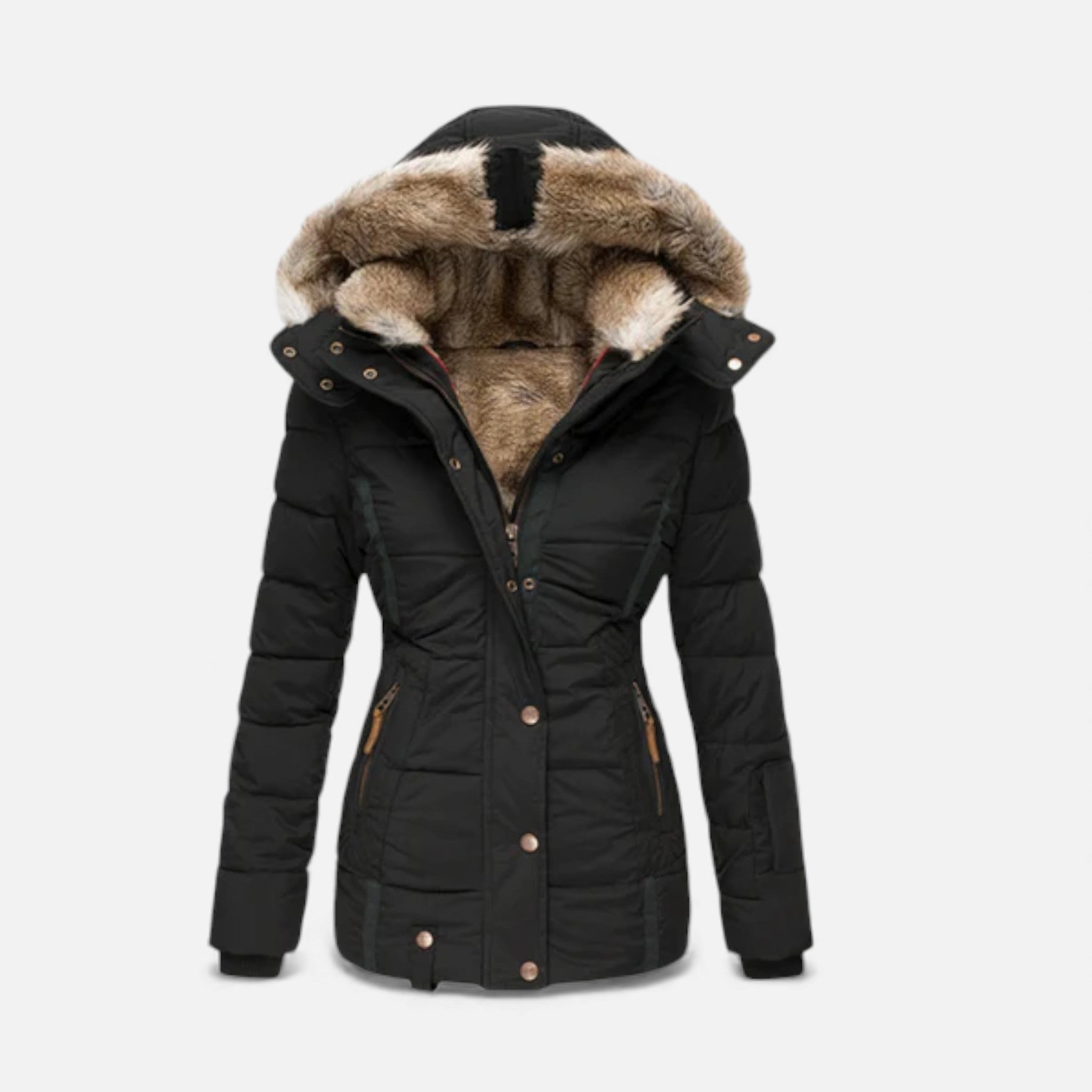 Veroux Mode | Women’s Insulated Parka Coat – Winter Heritage Warmth