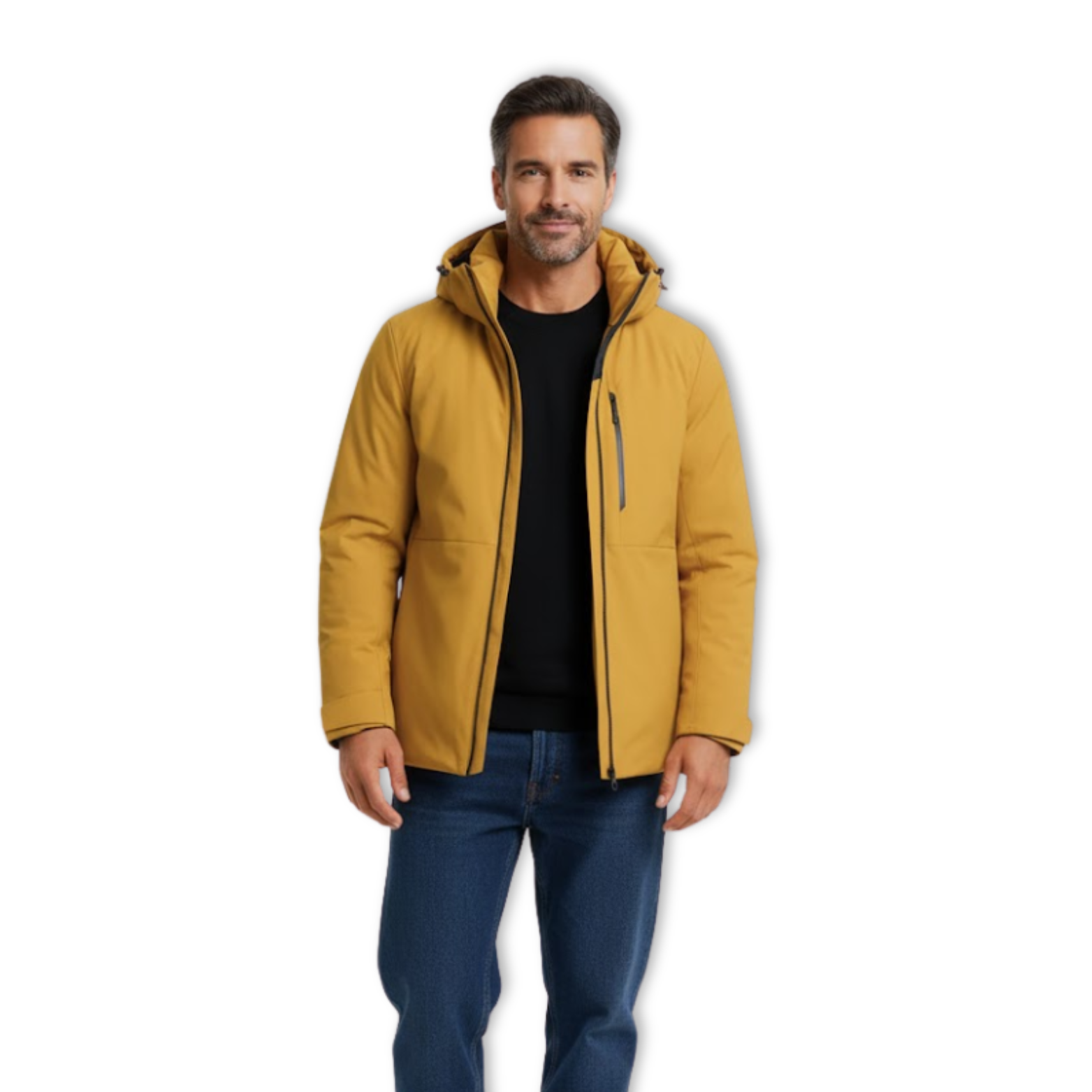 Outdoor Men's Waterproof Hiking Jacket Windproof Windbreaker