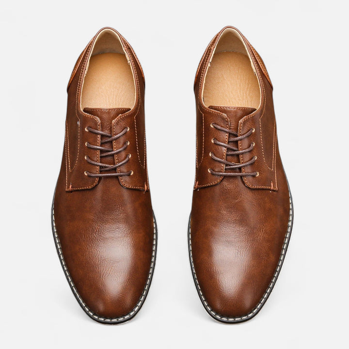 Veroux Mode | Men’s Luxe Ankle Leather Boots