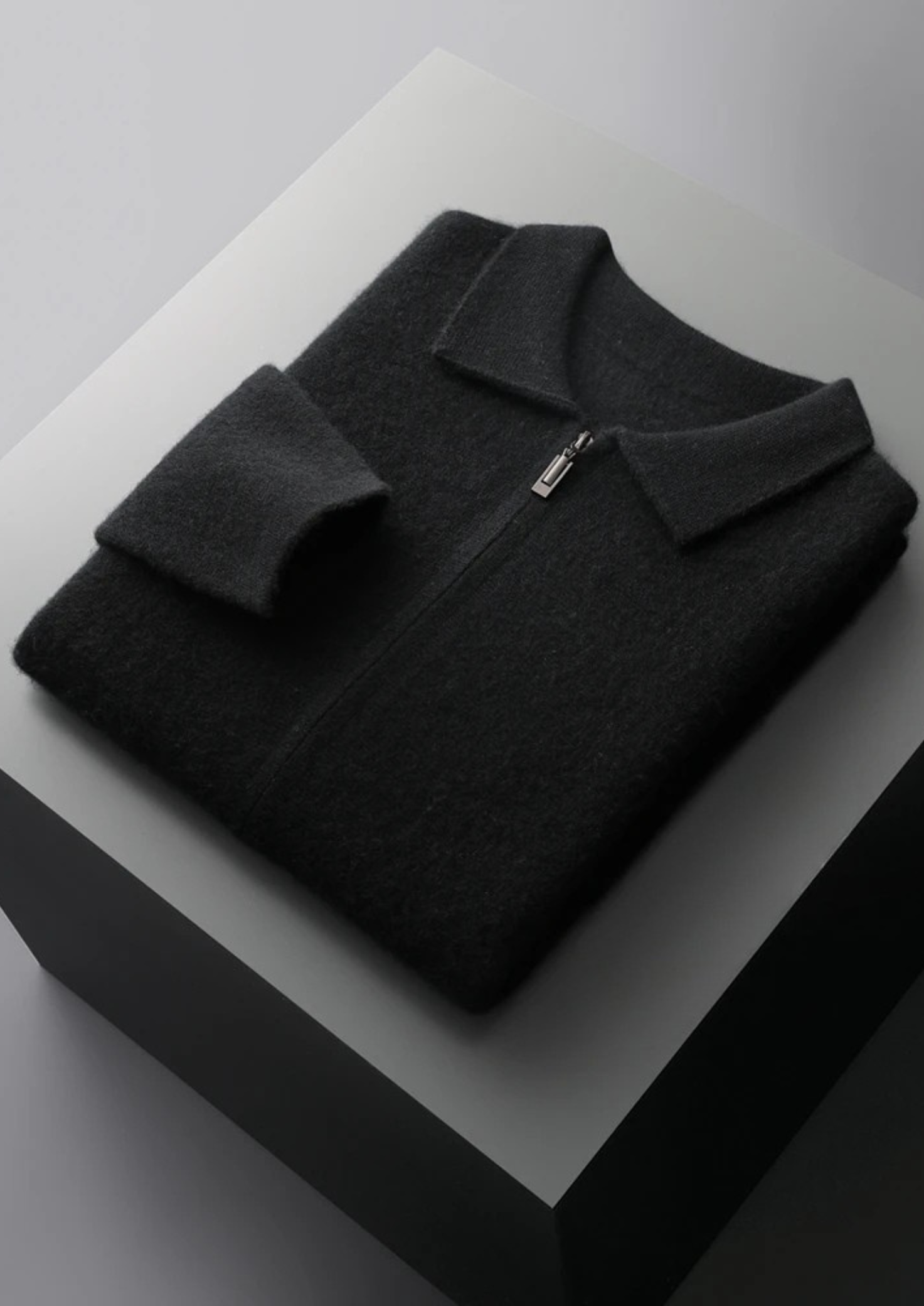 Veroux Mode | Men’s Premium Cashmere Zipper Cardigan