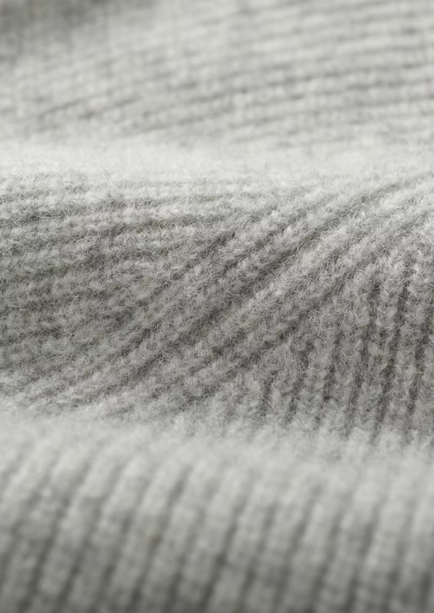 Veroux Mode | Men’s Pure Extra-Fine Merino Wool Ribbed Zip Hoodie
