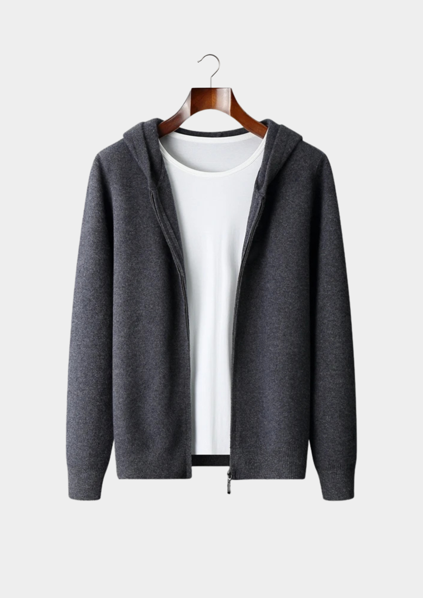 Veroux Mode | Men’s Premium Cashmere Zipper Hoodie