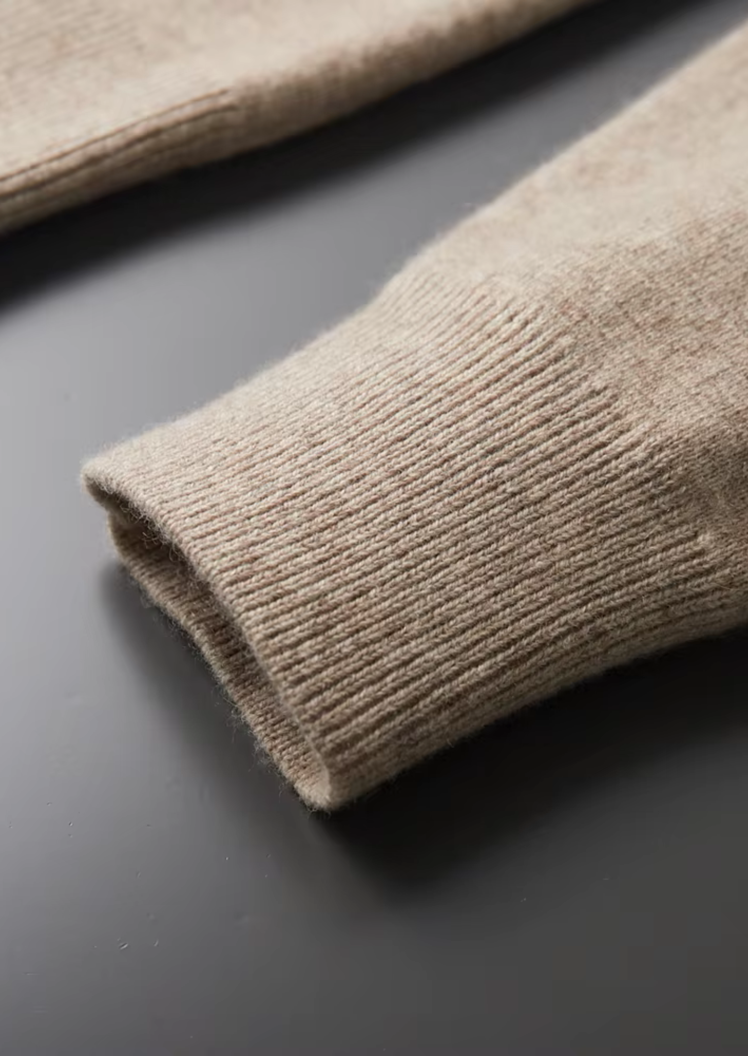 Veroux Mode | Men’s Pure Extra-Fine Merino Wool Zip Polo Cardigan