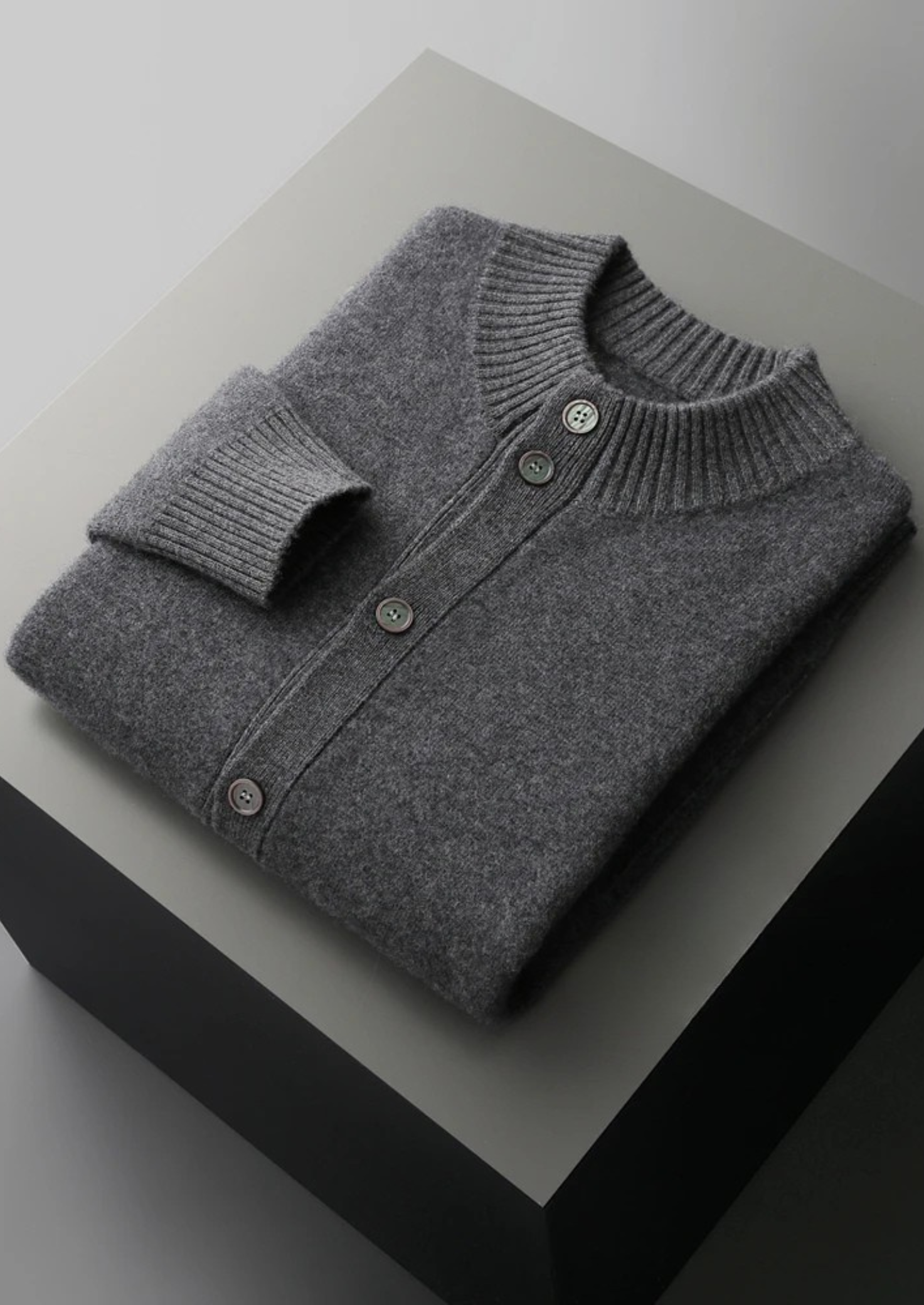 Veroux Mode | Men’s Premium Cashmere Button Cardigan