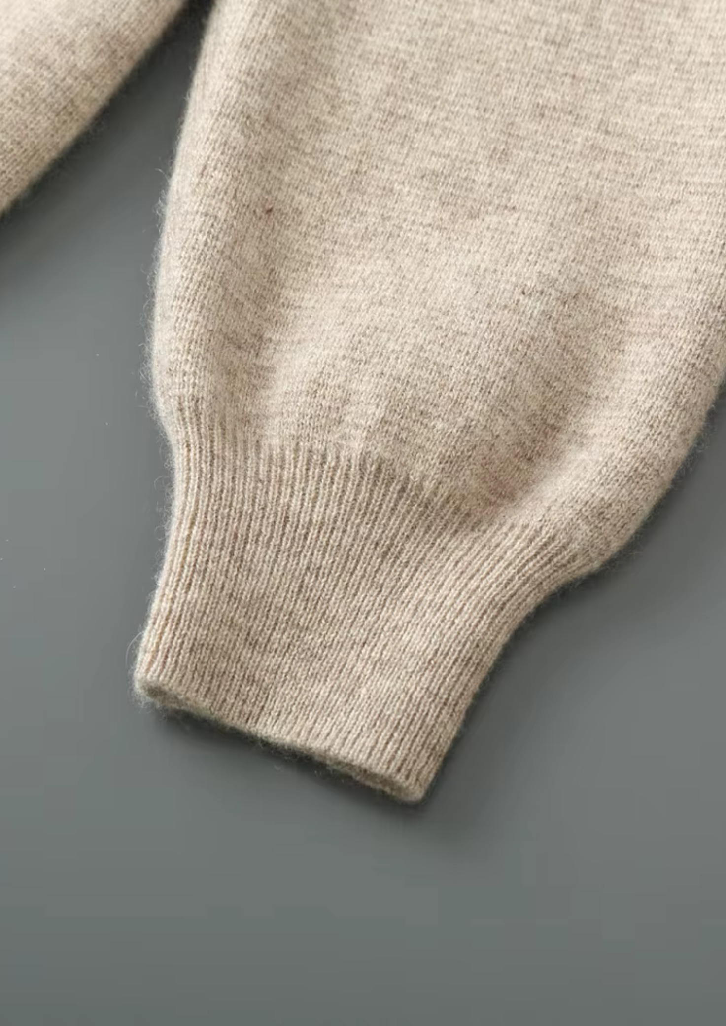 Veroux Mode | Men’s Pure Extra-Fine Merino Wool Zipper Hoodie