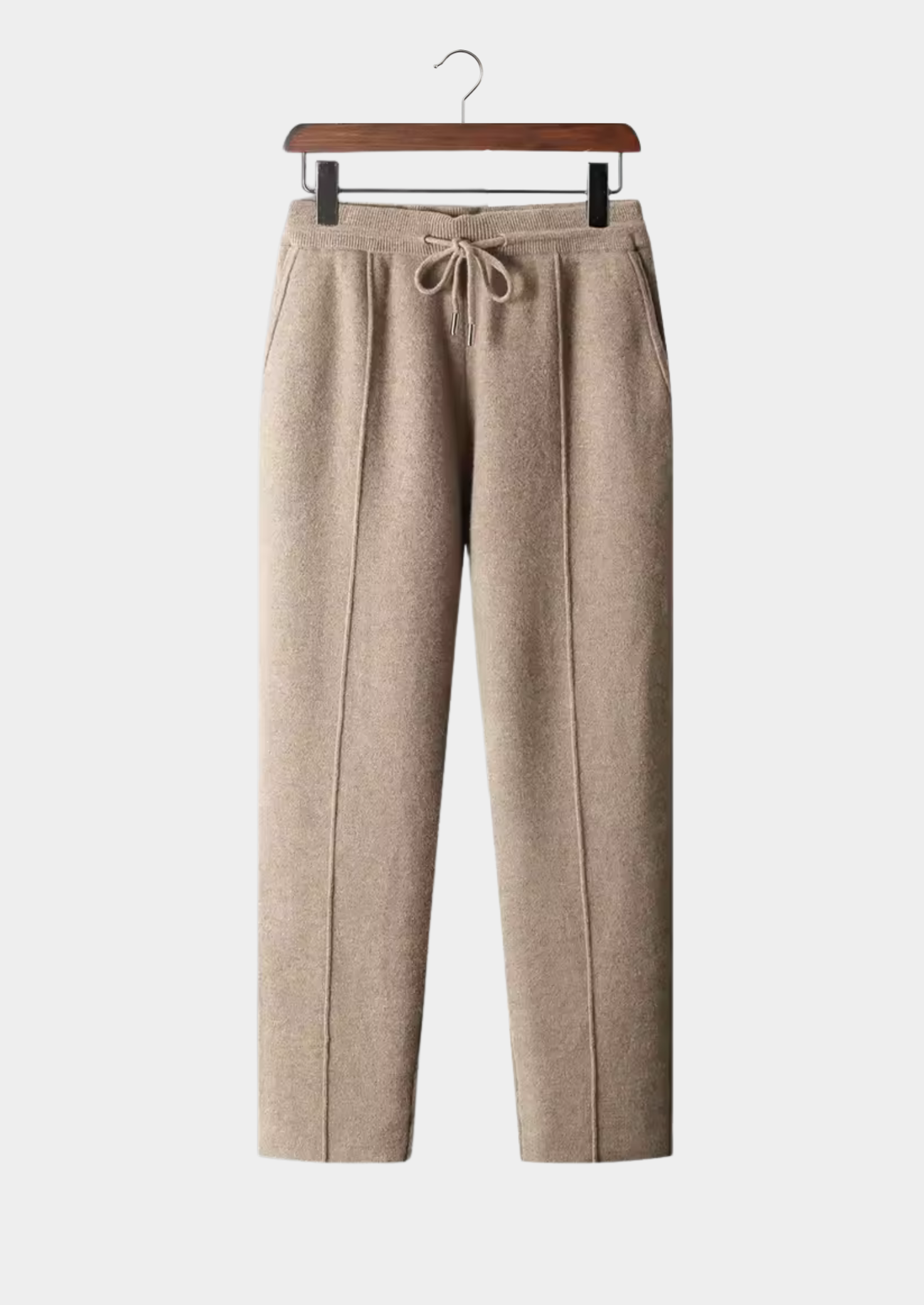 Veroux Mode | Men’s Pure Extra-Fine Merino Wool Leisure Trousers