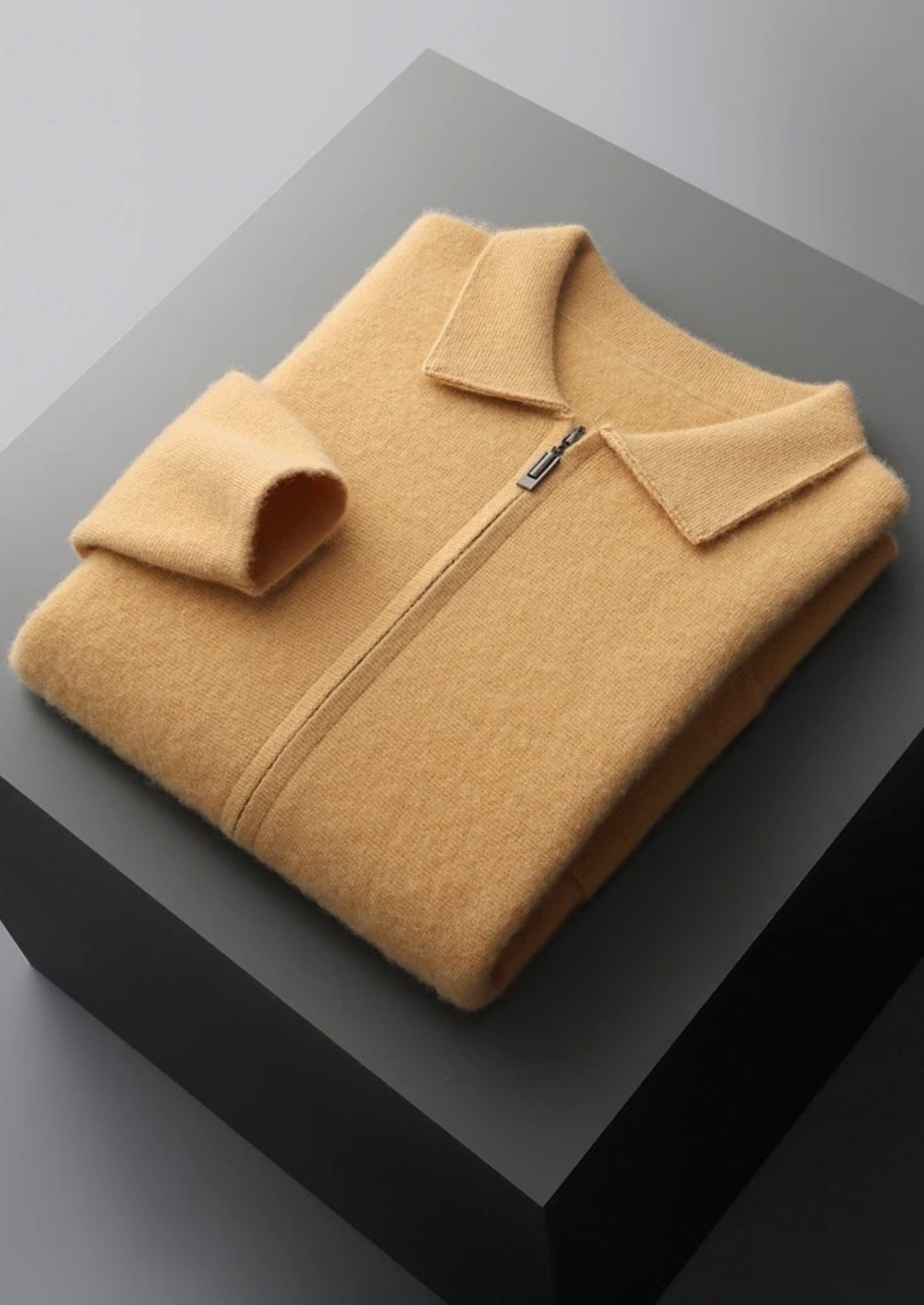 Veroux Mode | Men’s Premium Cashmere Zipper Cardigan