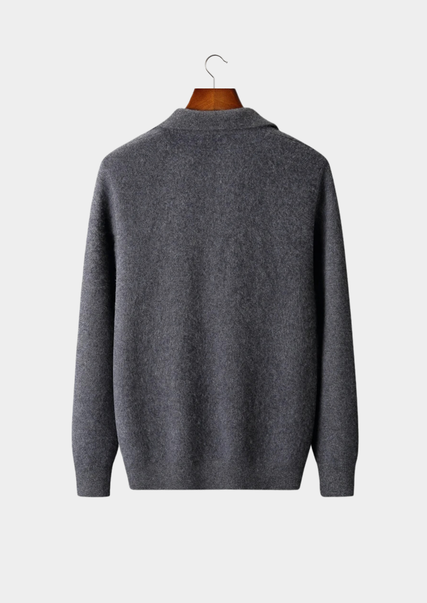 Veroux Mode | Men’s Premium Cashmere Zip Polo Cardigan
