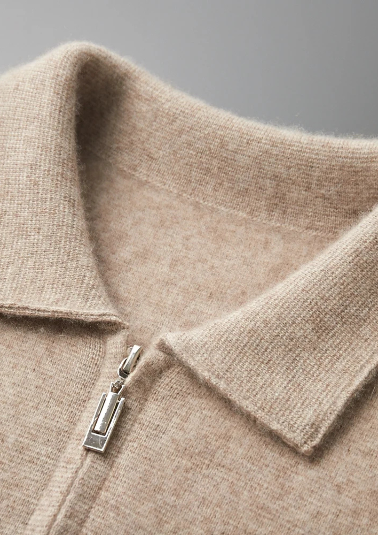 Veroux Mode | Men’s Premium Cashmere Zipper Cardigan