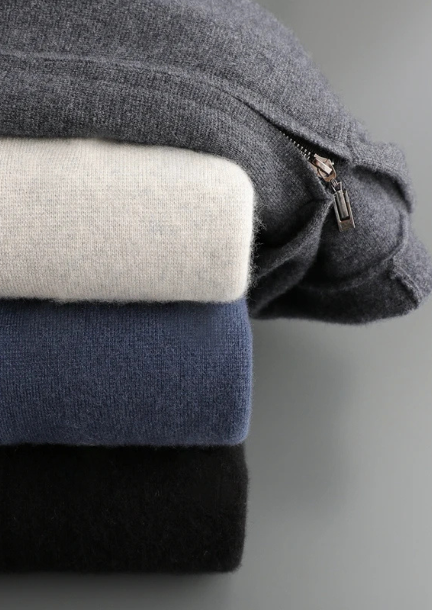 Veroux Mode | Men’s Premium Cashmere Zipper Hoodie