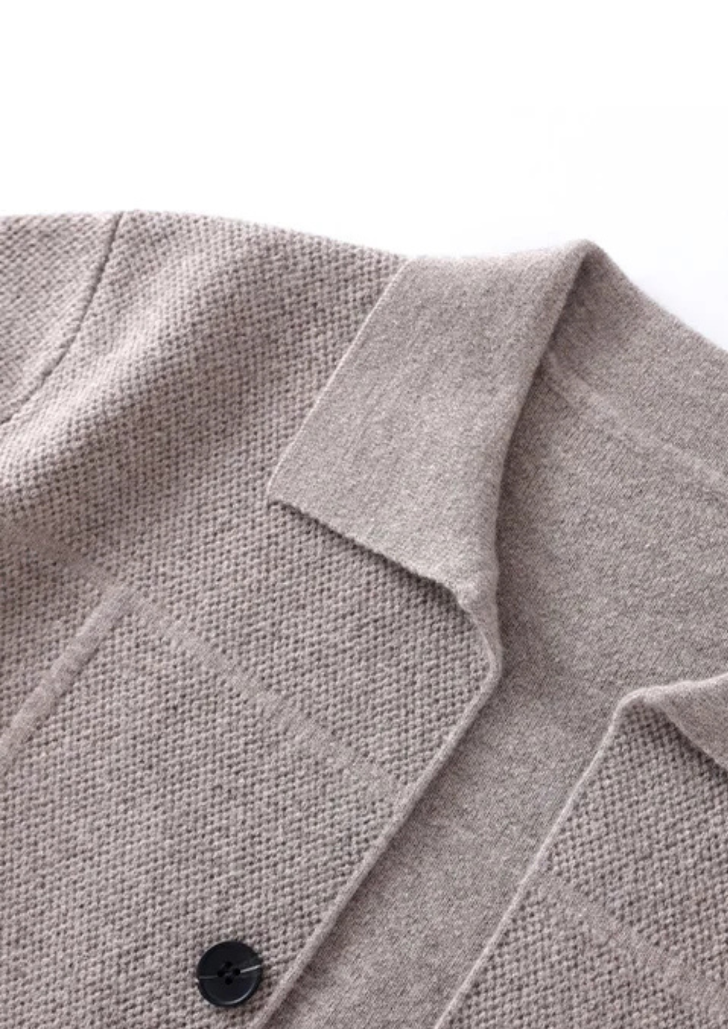 Veroux Mode | Men’s Pure Extra-Fine Merino Wool Button Overshirt