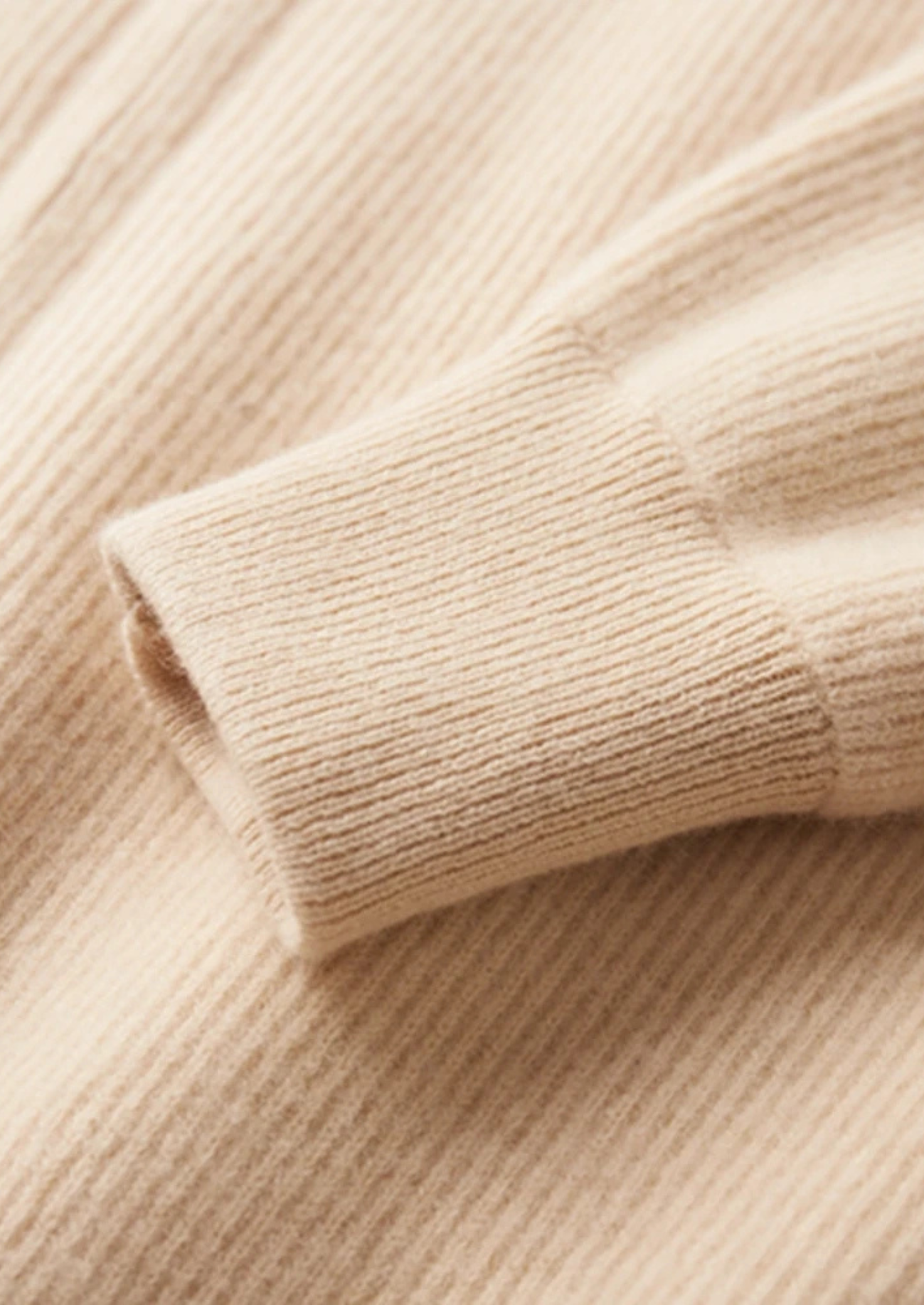 Veroux Mode | Men’s Pure Extra-Fine Merino Wool Ribbed Zip Cardigan