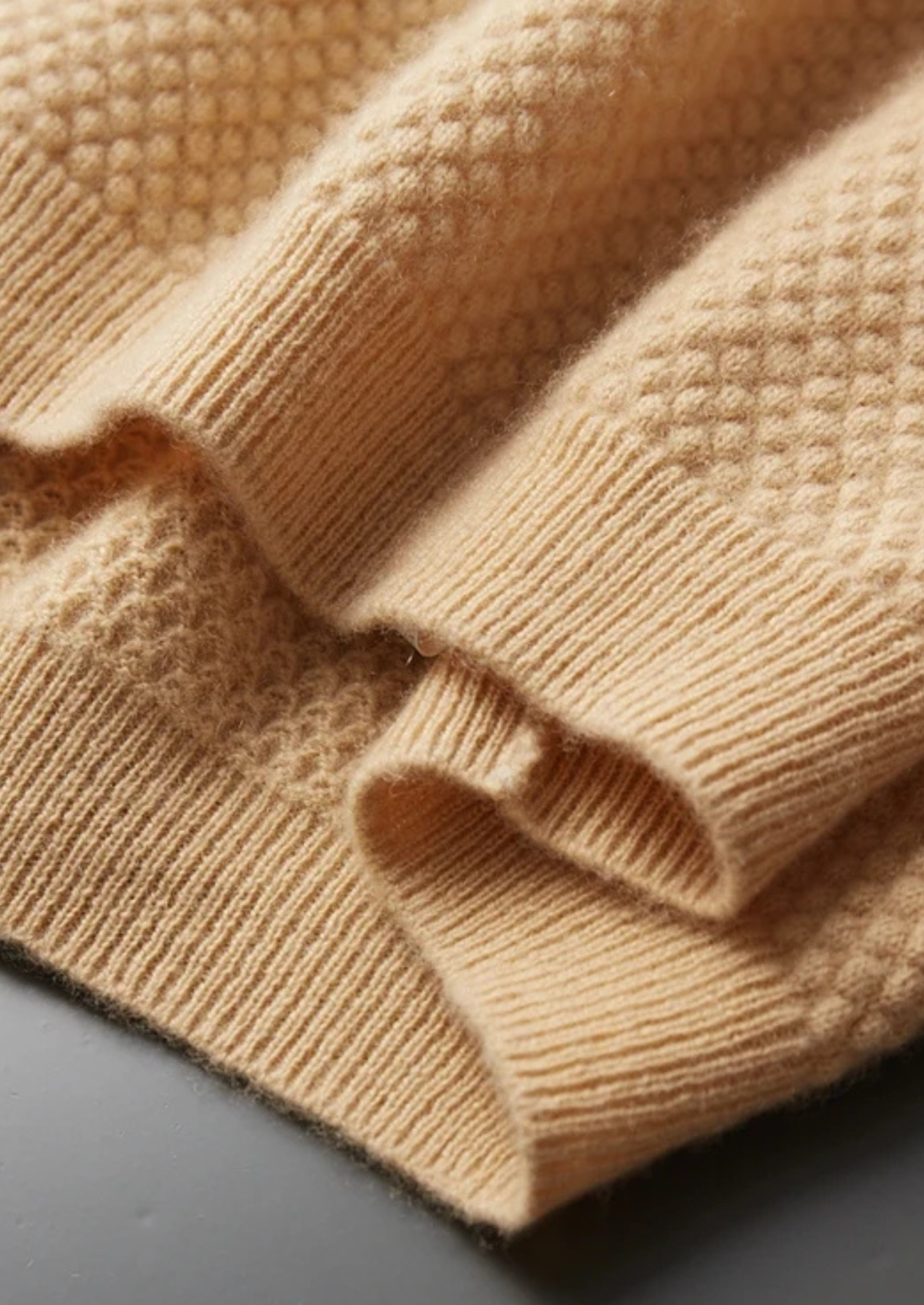 Veroux Mode | Men’s Premium Cashmere Two-Tone Polo
