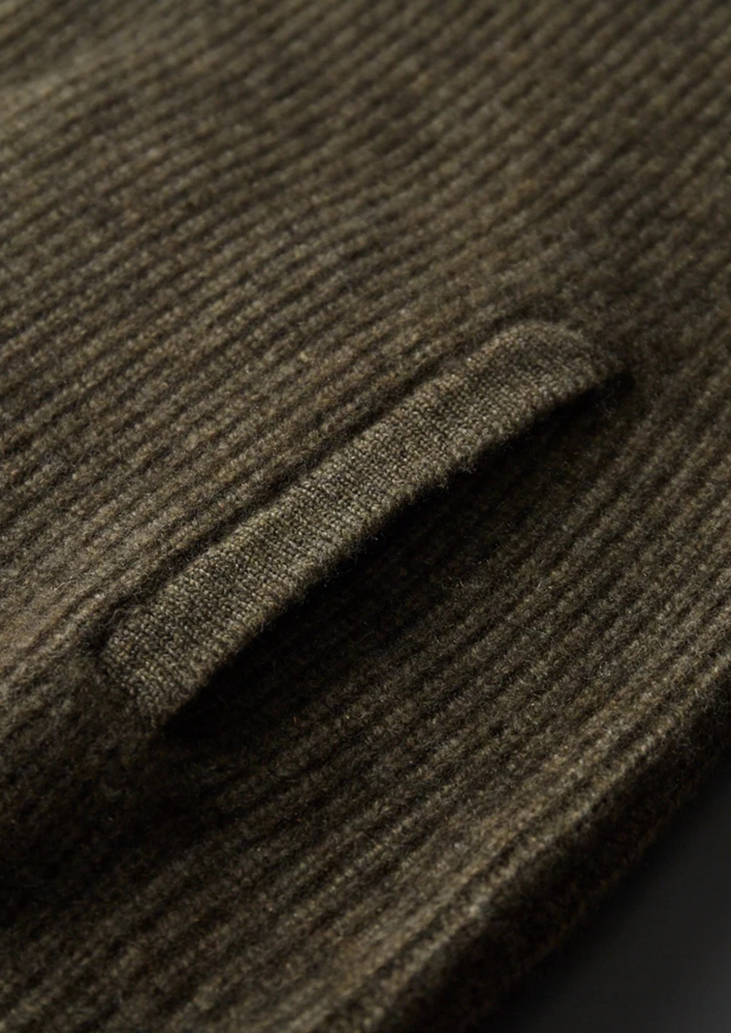 Veroux Mode | Men’s Premium Cashmere Ribbed High Collar Cardigan