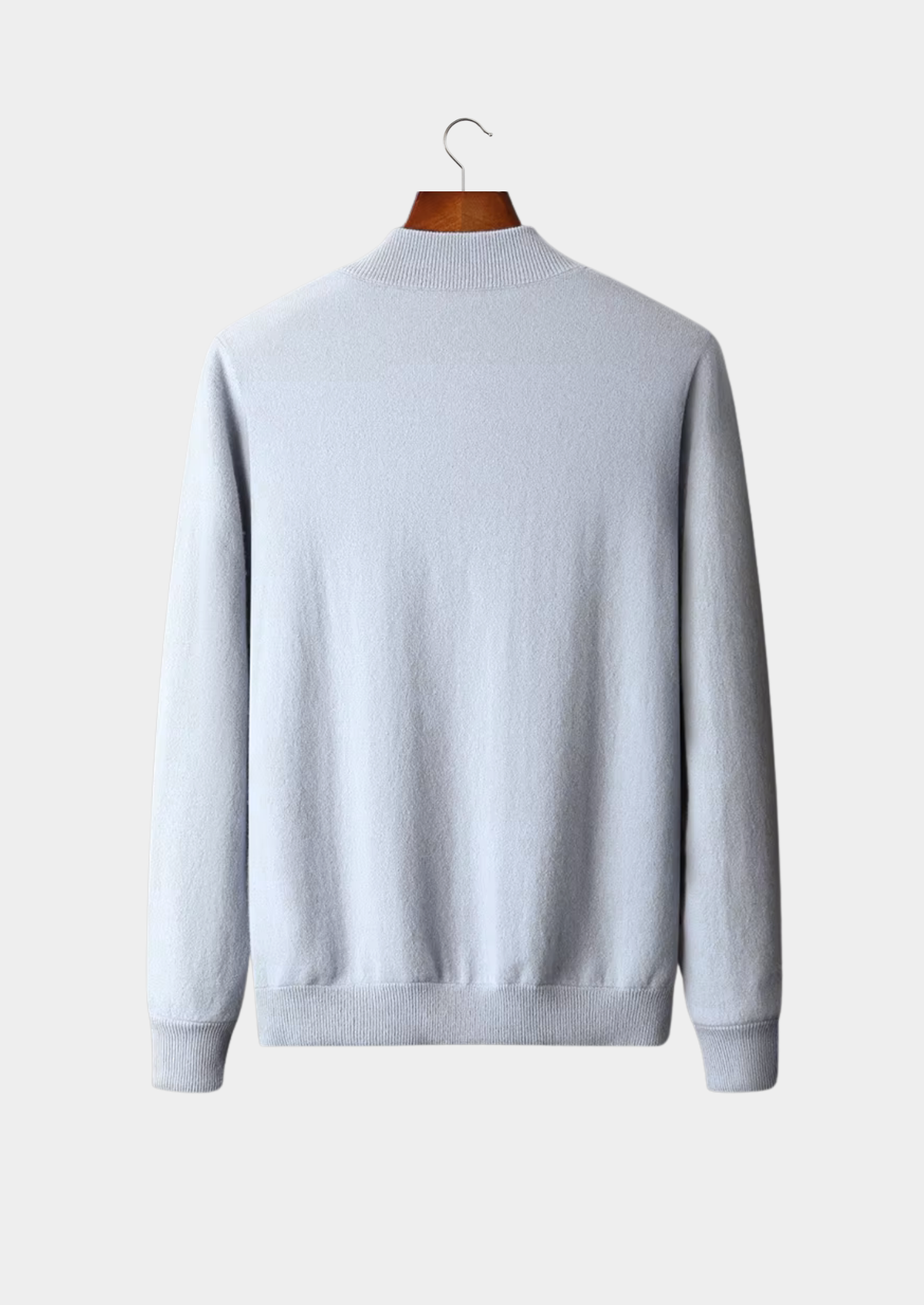Veroux Mode | Men’s Pure Extra-Fine Merino Wool Zip Cardigan