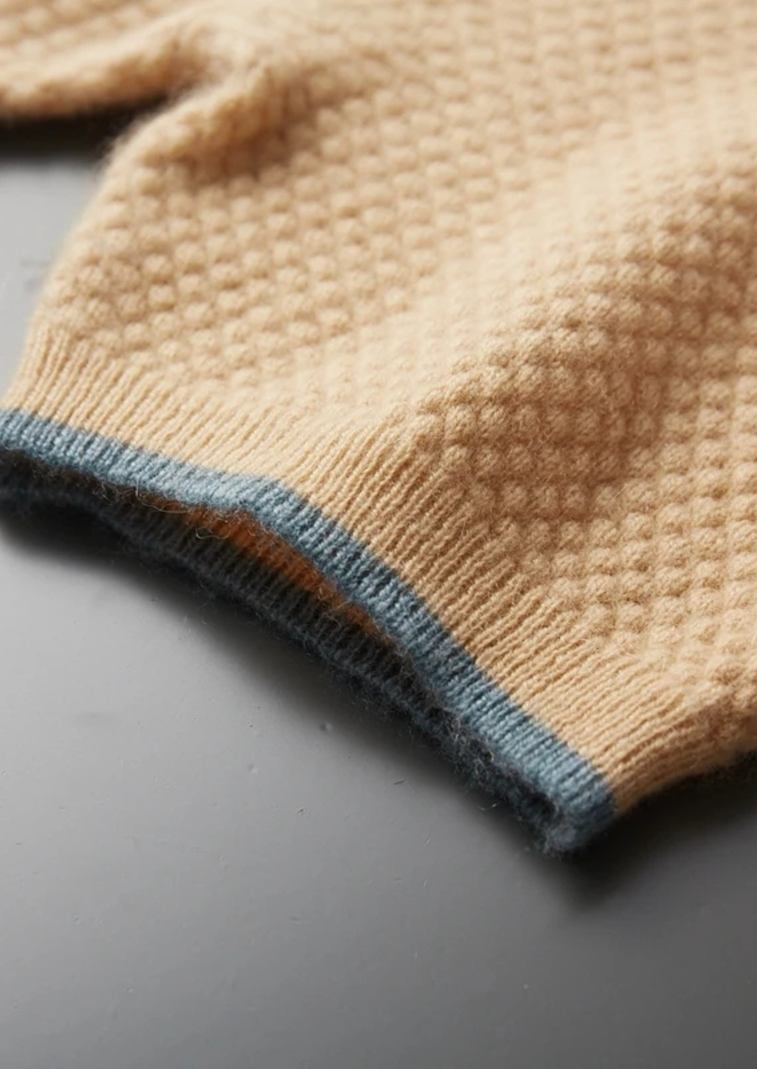 Veroux Mode | Men’s Premium Cashmere Two-Tone Polo