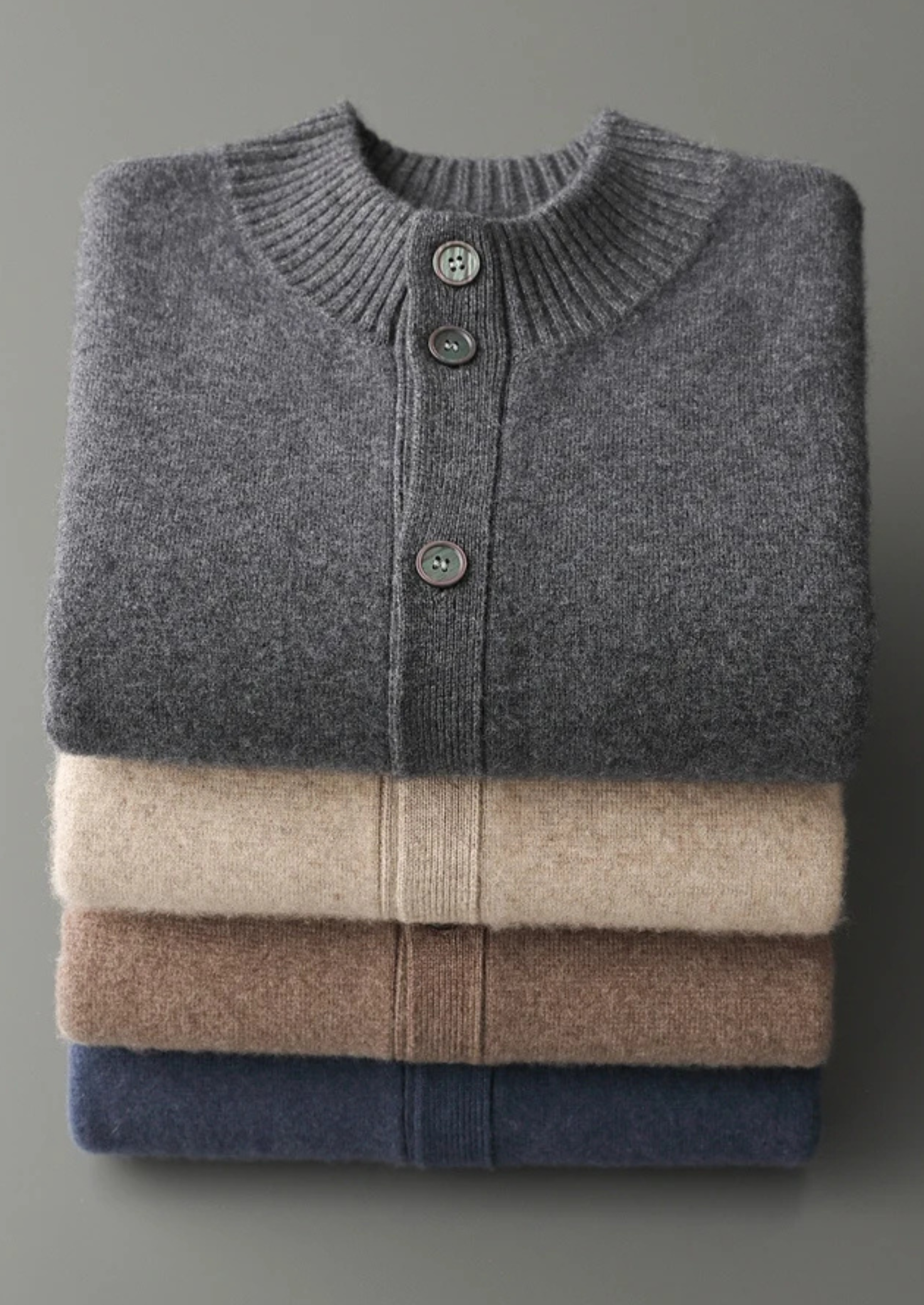 Veroux Mode | Men’s Premium Cashmere Button Cardigan