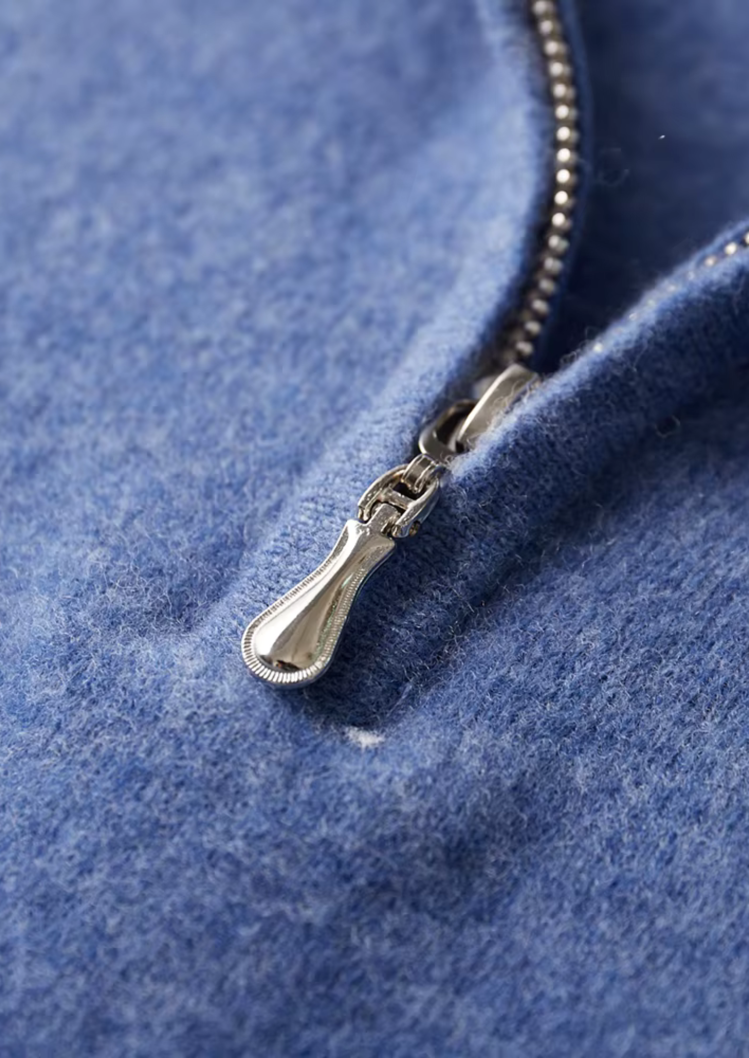 Veroux Mode | Men’s Pure Extra-Fine Merino Wool Half Zip Polo