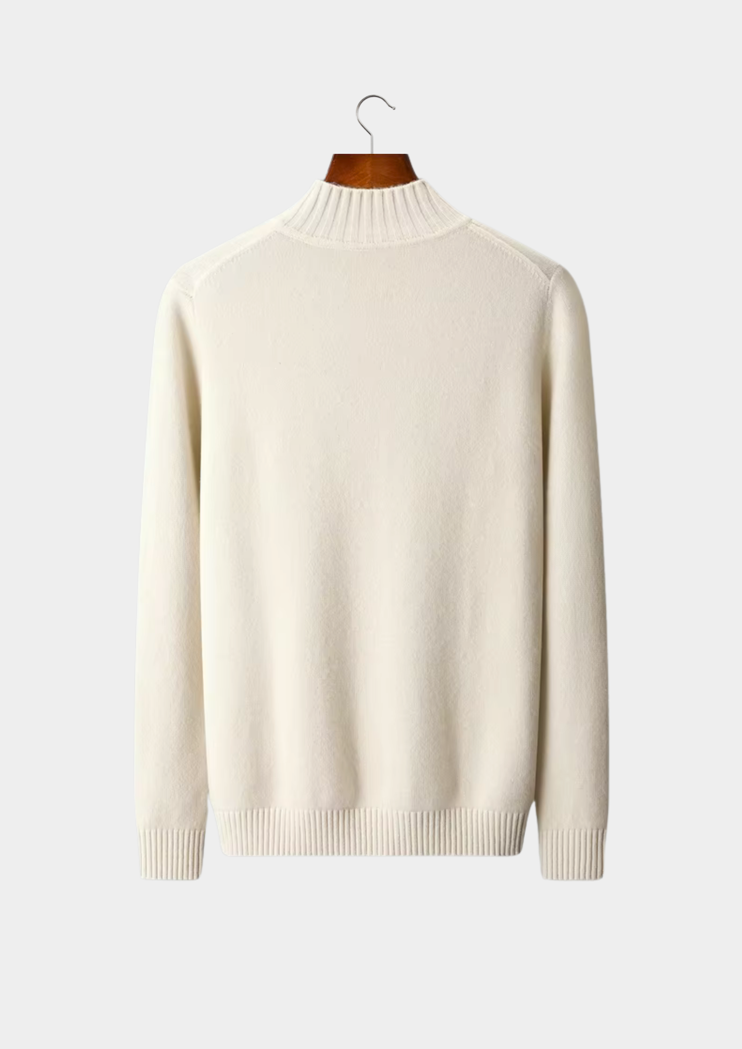 Veroux Mode | Men’s Pure Extra-Fine Merino Wool Classic Button Sweater