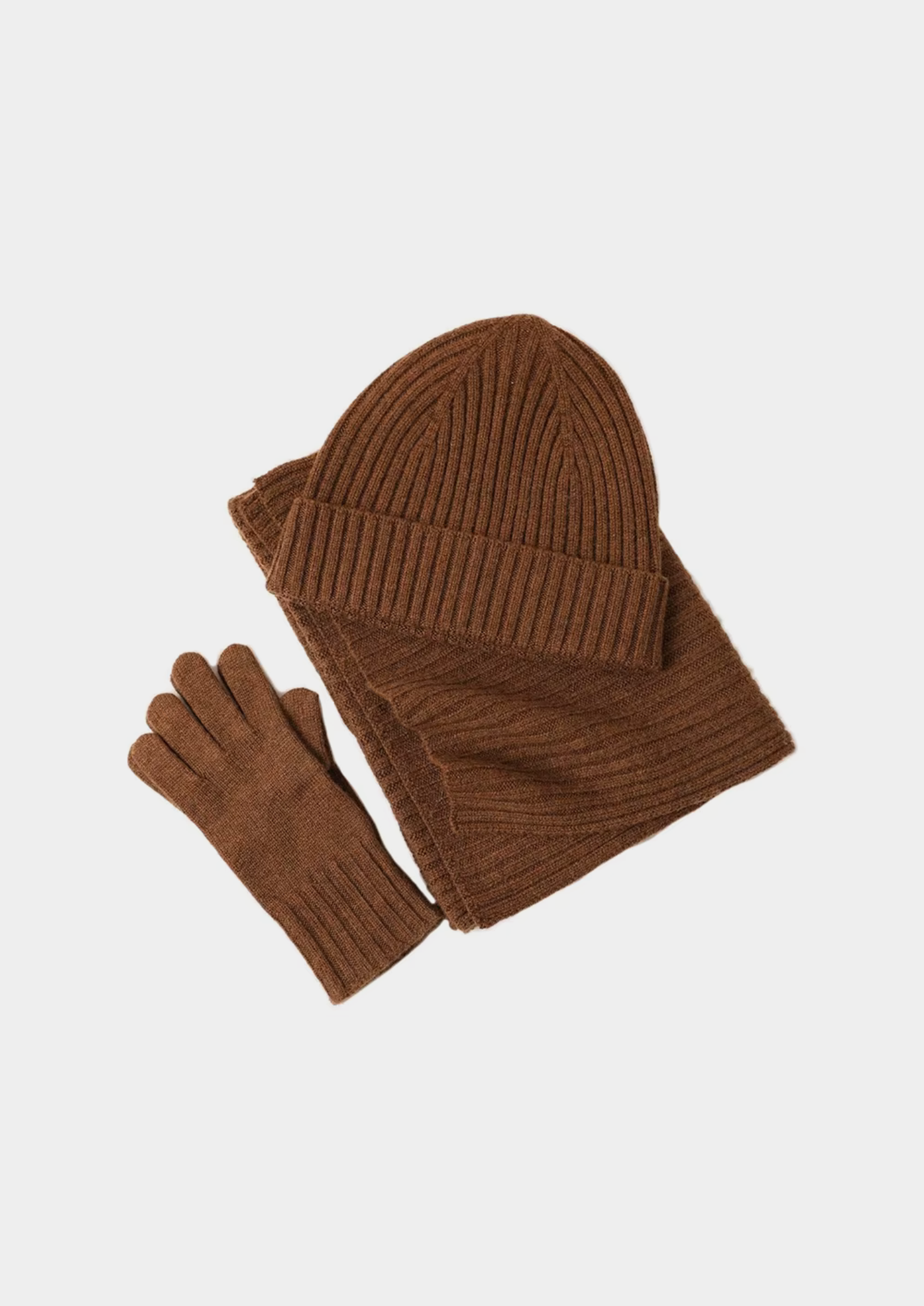 Veroux Mode | Men’s Pure Extra-Fine Merino Wool Wintertime Essentials – Coffee