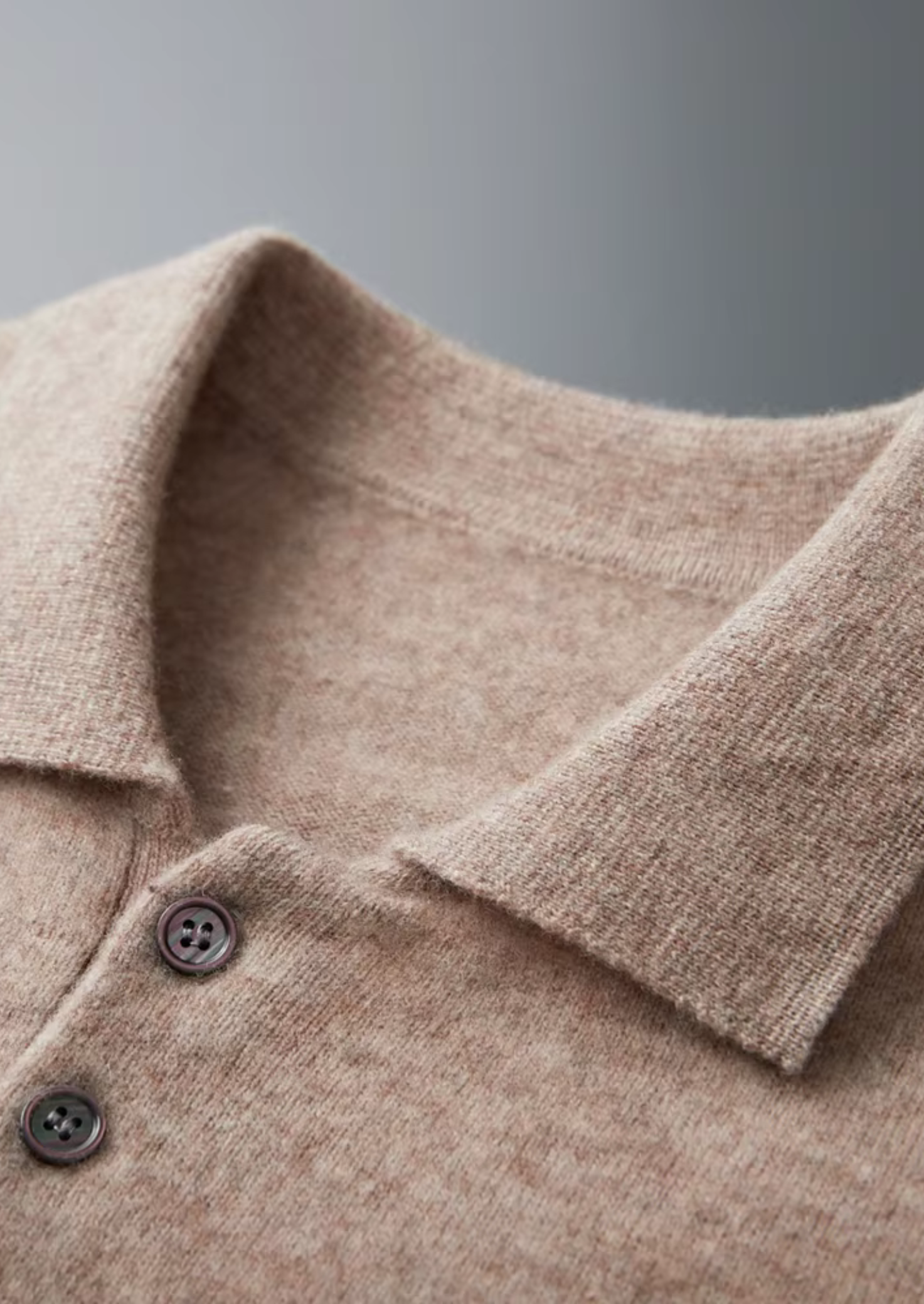 Veroux Mode | Men’s Pure Extra-Fine Merino Wool Classic Sweater Polo