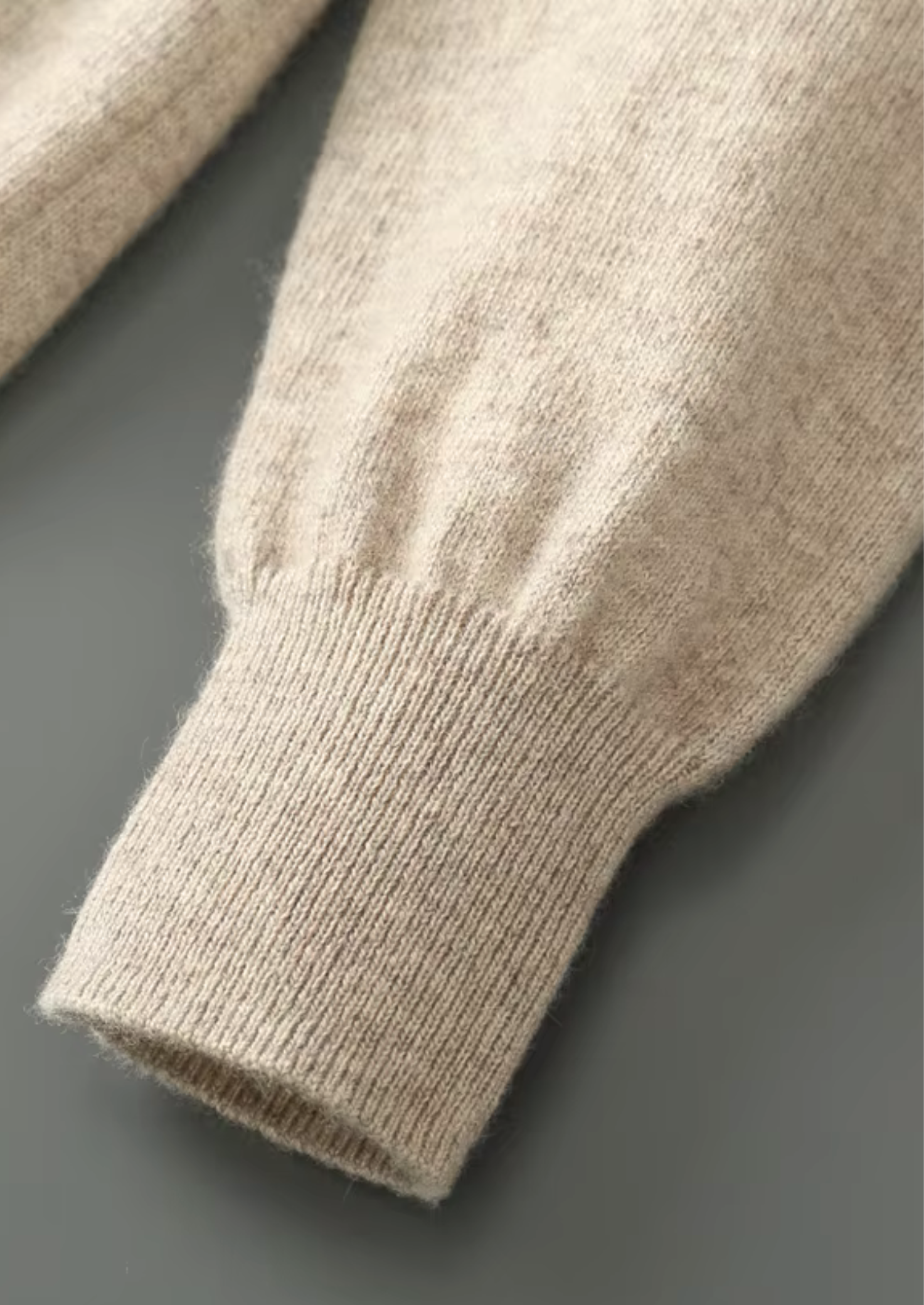 Veroux Mode | Men’s Pure Extra-Fine Merino Wool Half Zip Sweater