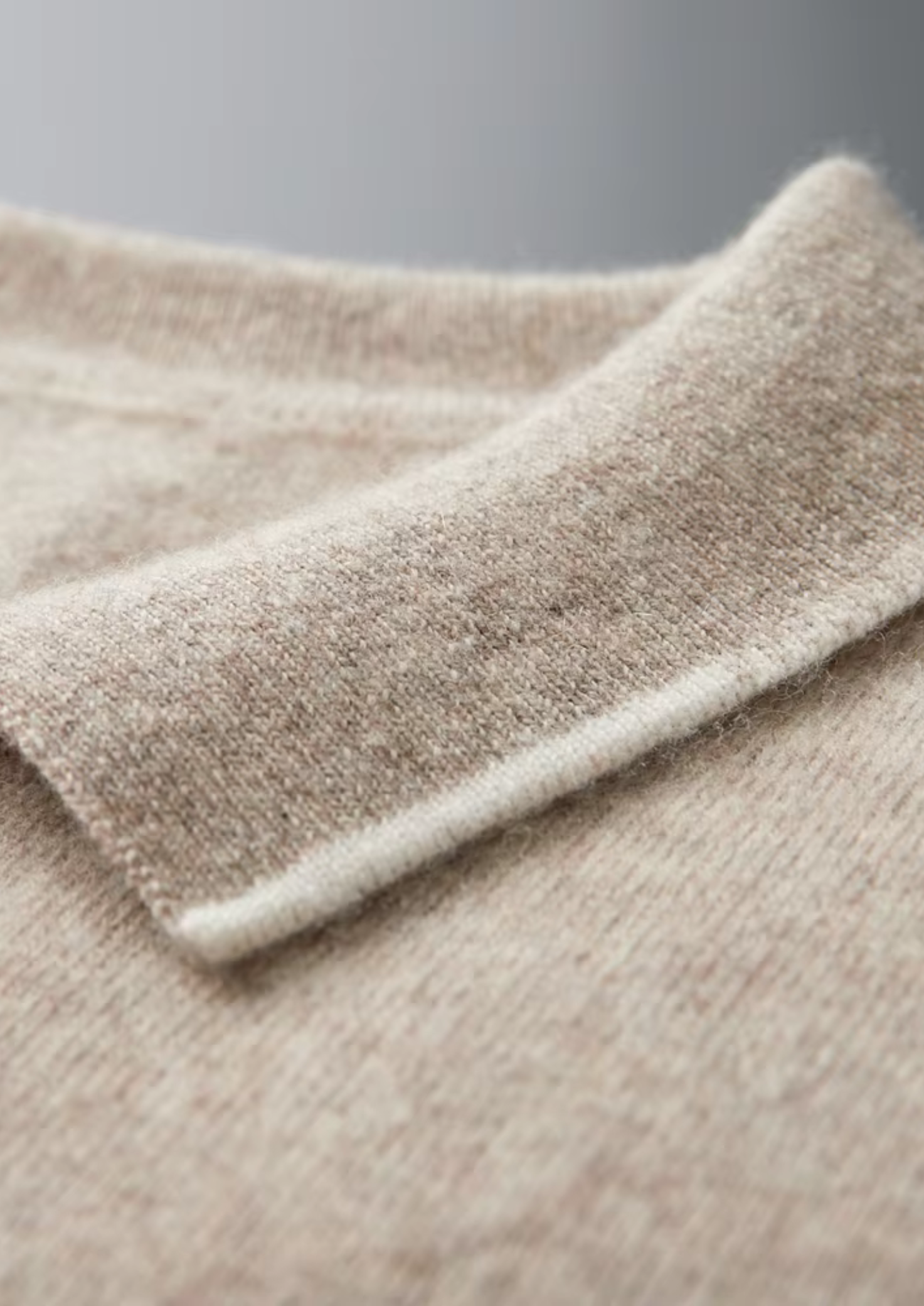 Veroux Mode | Men’s Premium Cashmere Two Tone Button Polo