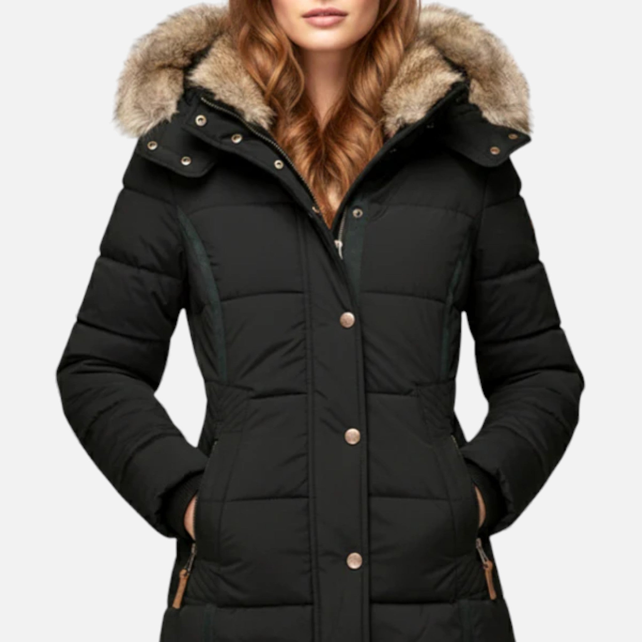 Veroux Mode | Women’s Insulated Parka Coat – Winter Heritage Warmth
