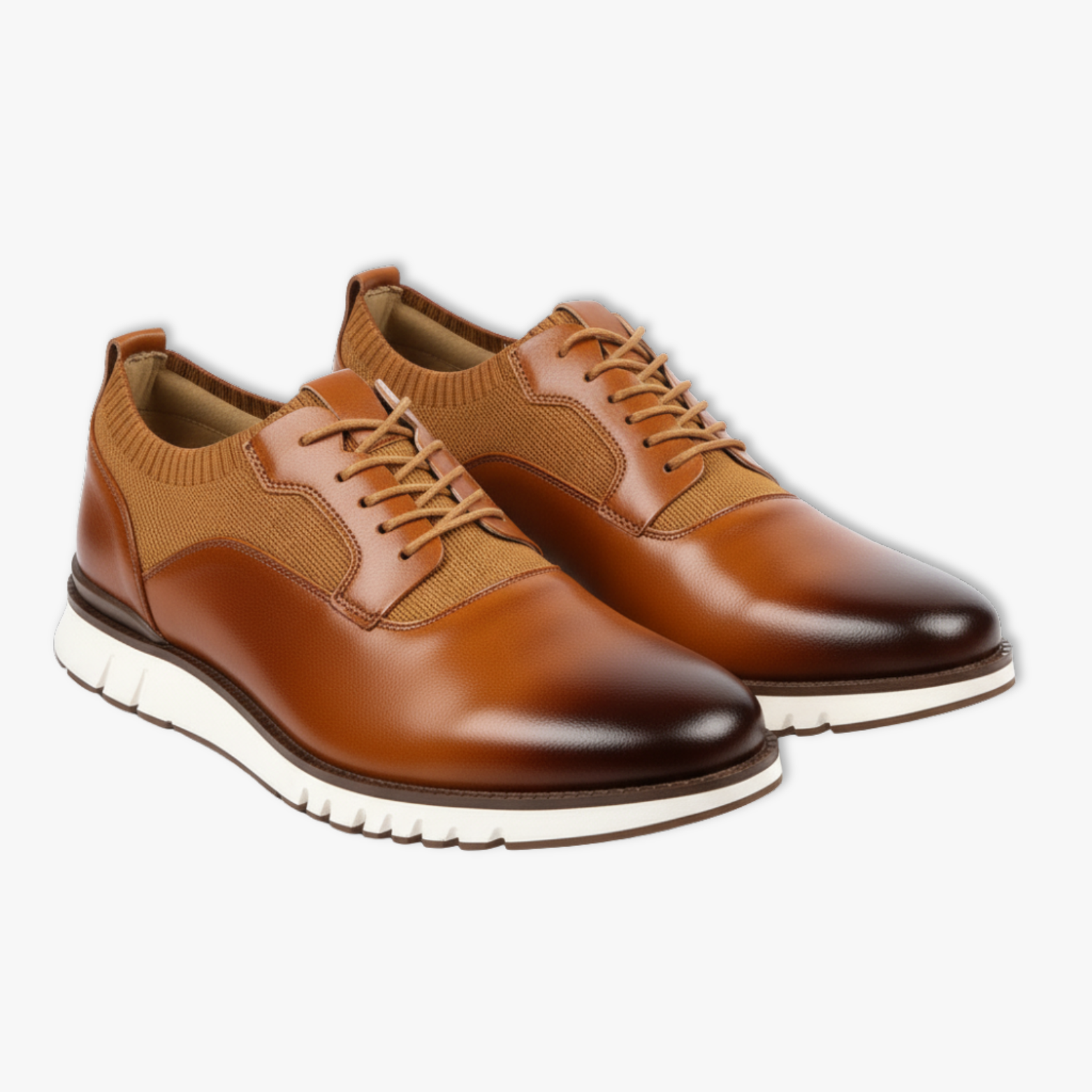Men's Carved Brogue Leather Dress Shoes