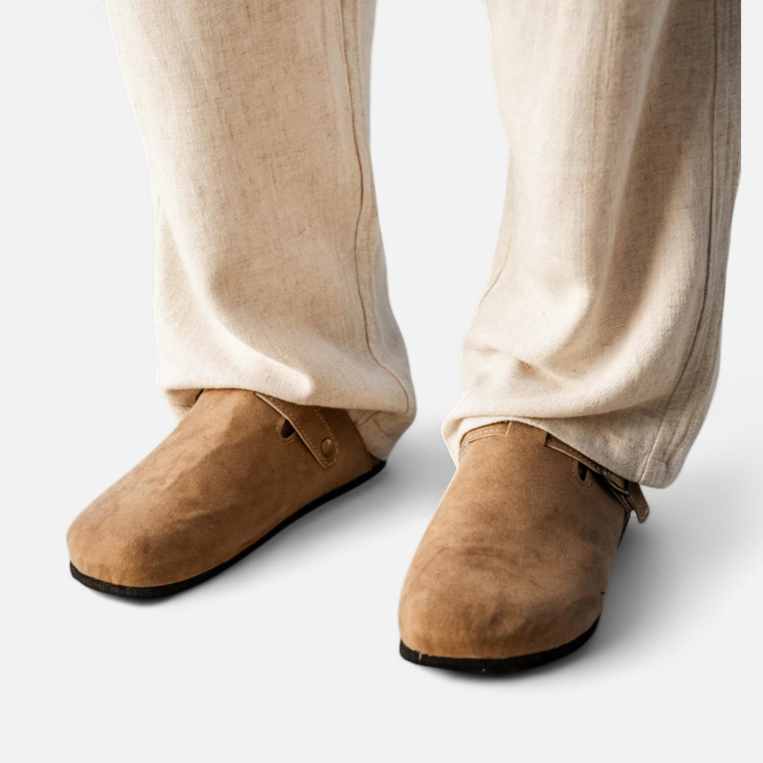 Veroux Mode | Men’s Suede Clogs – Contemporary Ease, Heritage Craftsmanship
