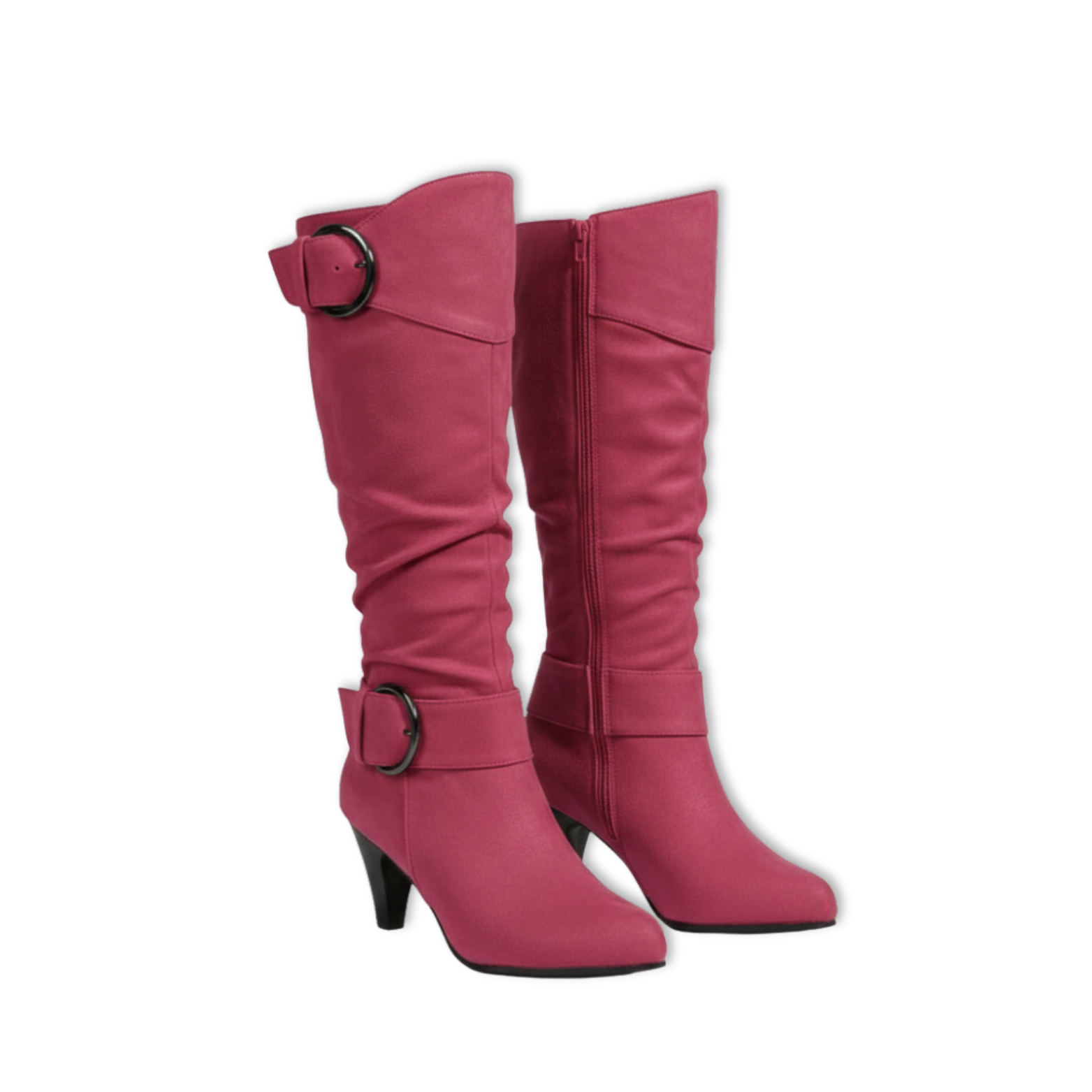 Knee-high Zipper Women's Modern Boots Pointed Toe English