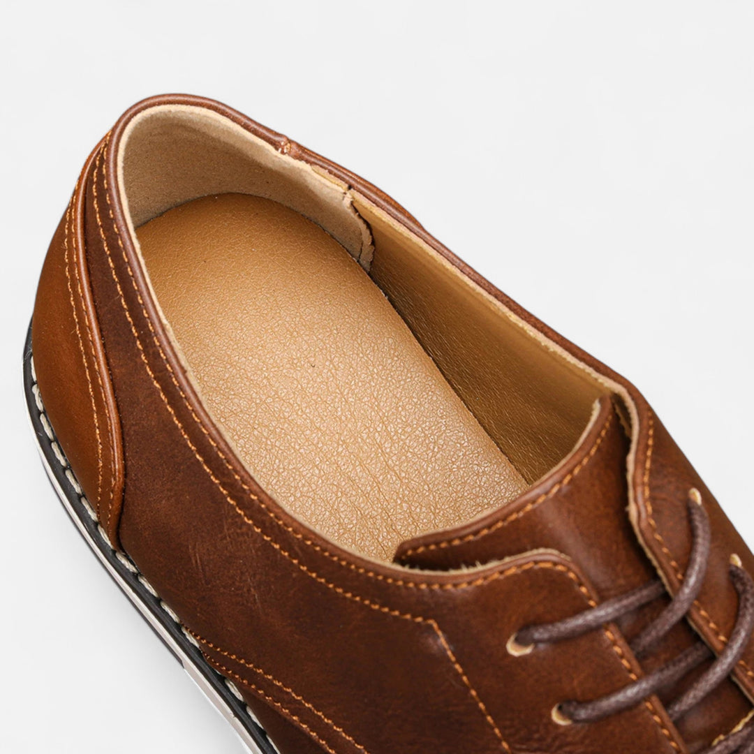 Veroux Mode | Men’s Luxe Ankle Leather Boots