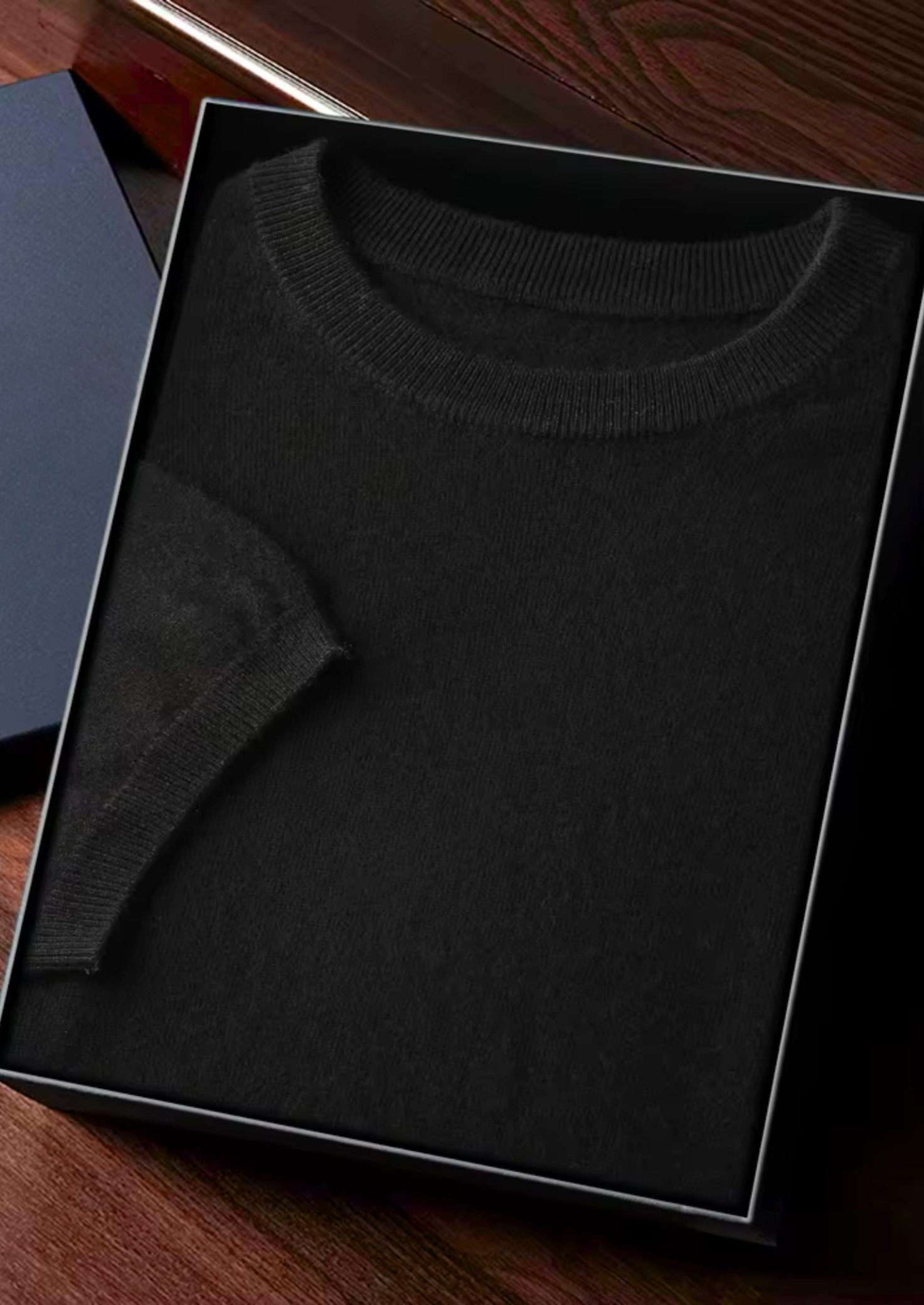 Veroux Mode | Men’s Premium Cashmere Classic Crewneck T-Shirt