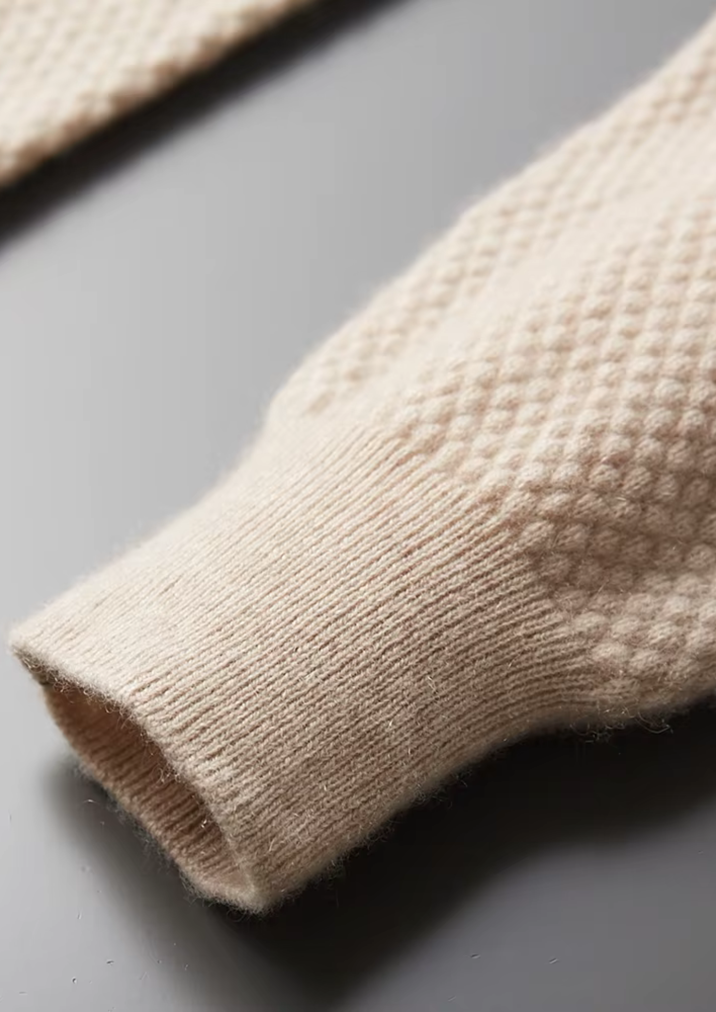 Veroux Mode | Men’s Premium Cashmere Textured Sweater Polo