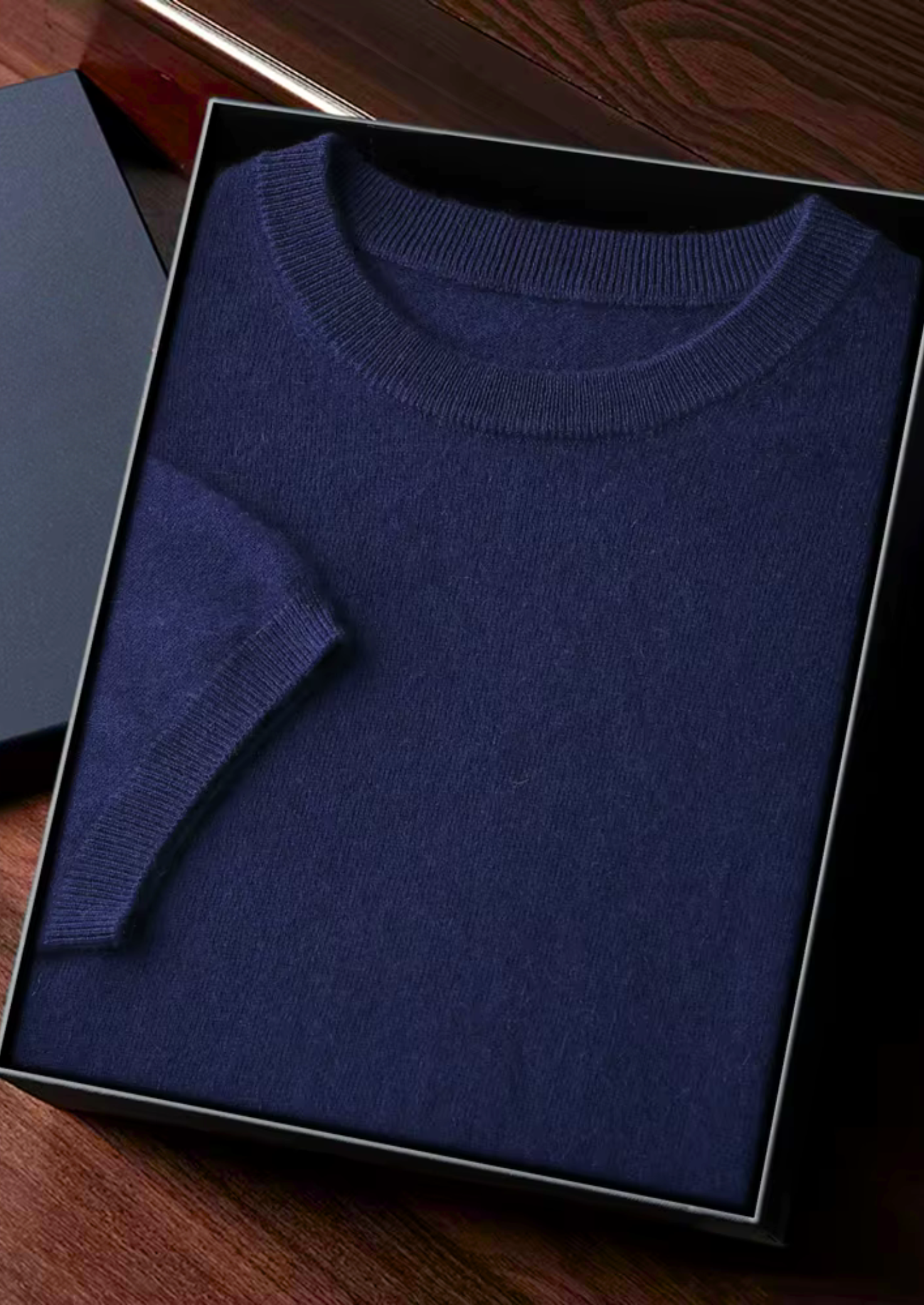 Veroux Mode | Men’s Premium Cashmere Classic Crewneck T-Shirt