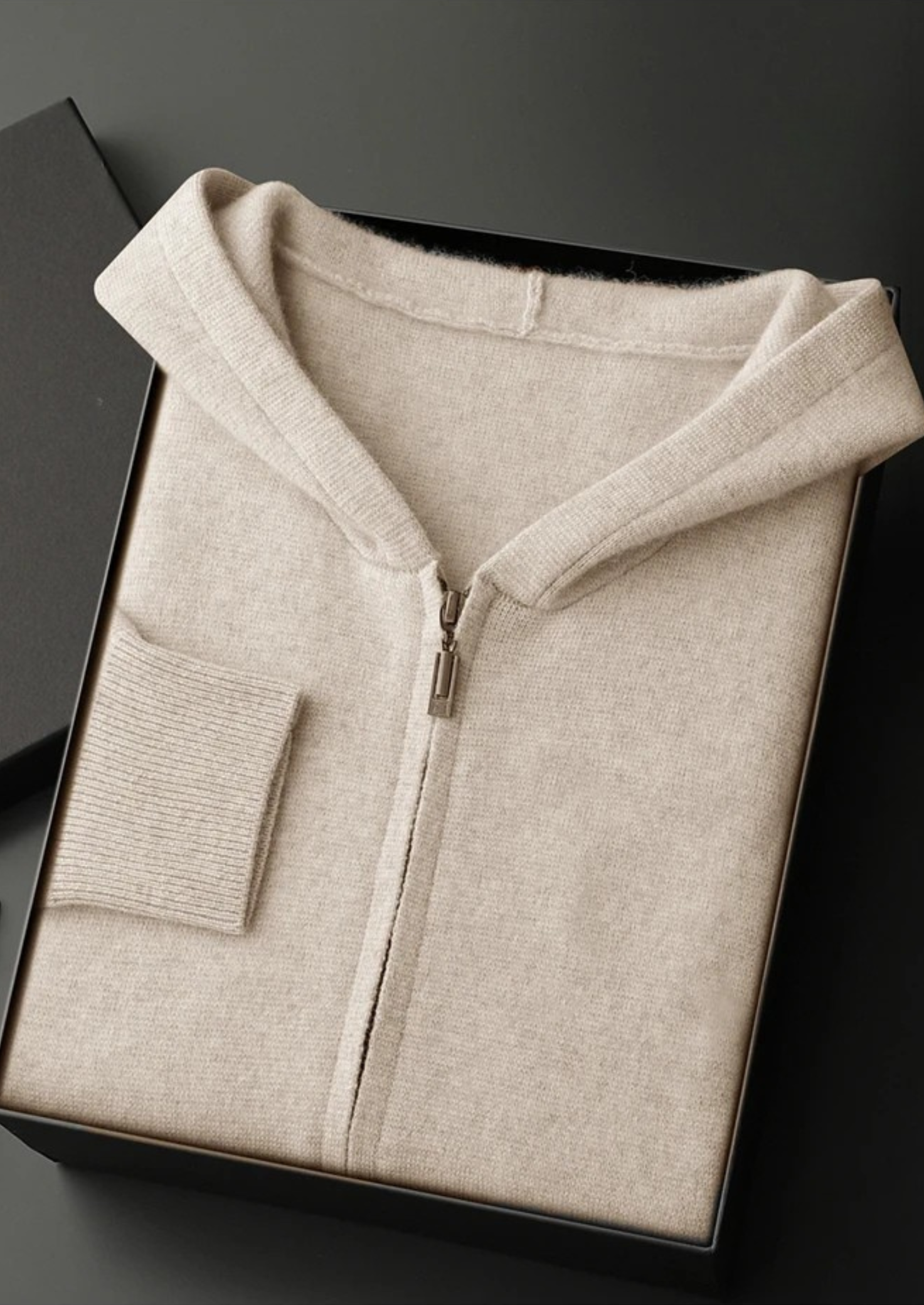 Veroux Mode | Men’s Premium Cashmere Zipper Hoodie