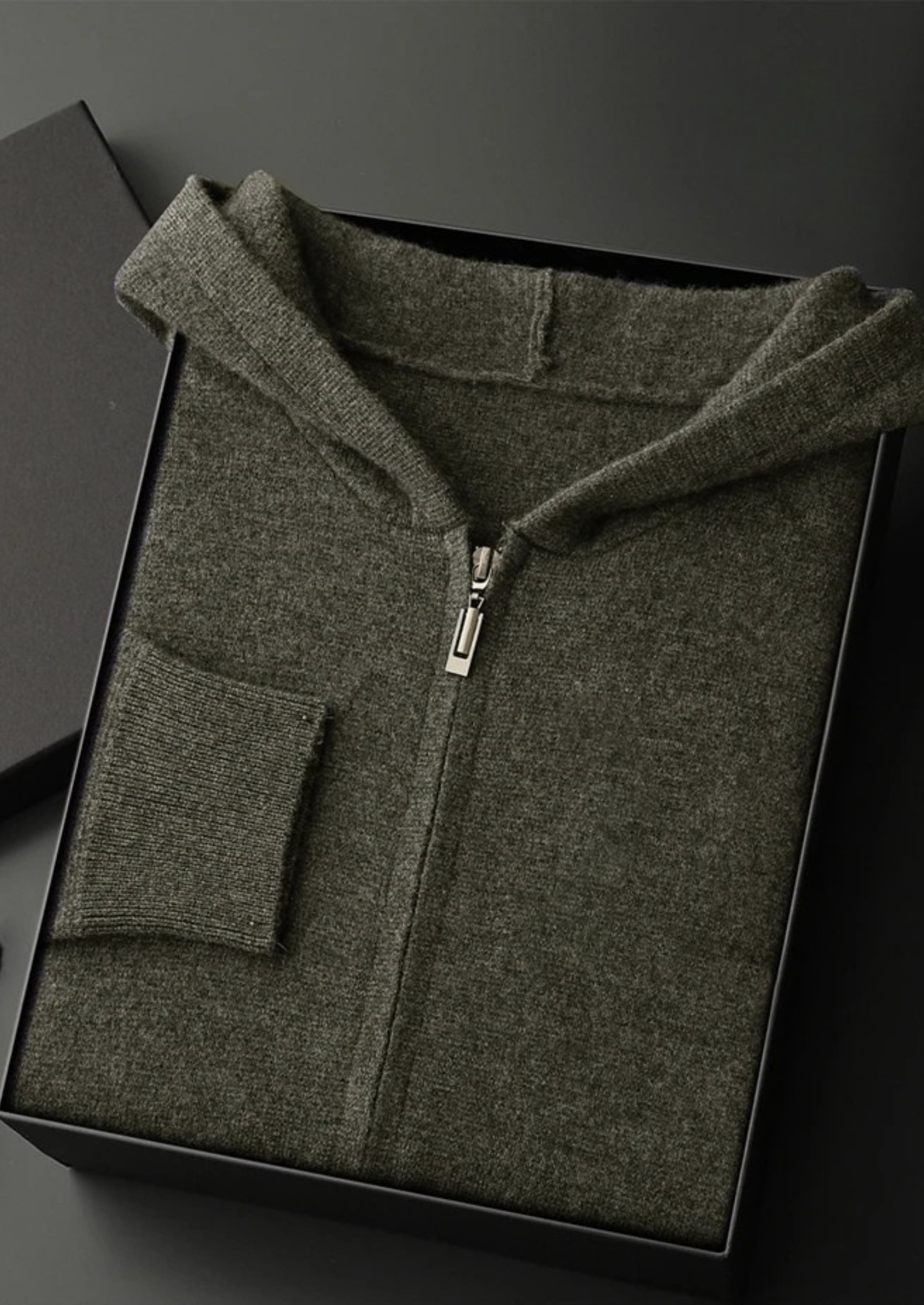 Veroux Mode | Men’s Premium Cashmere Zipper Hoodie