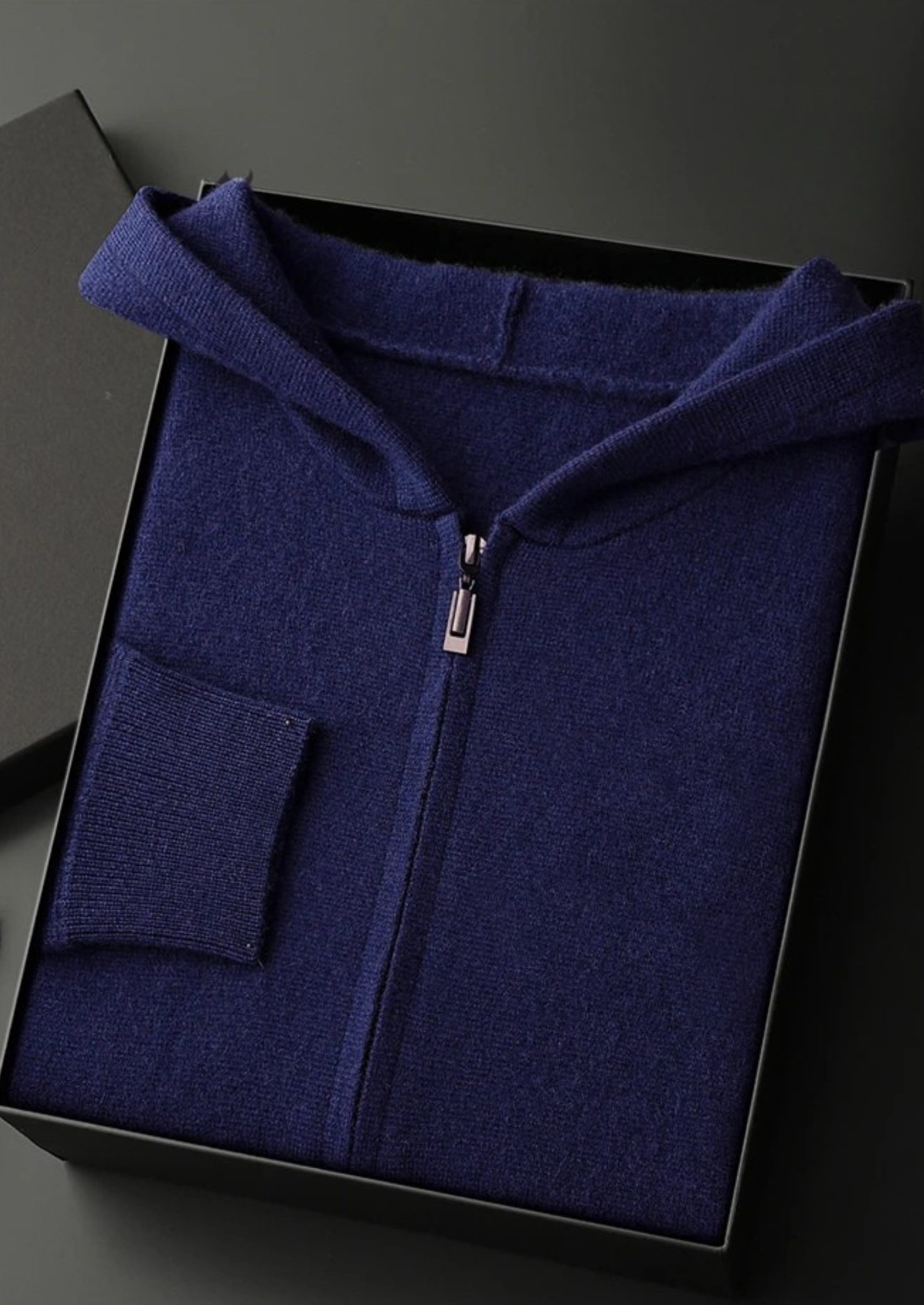Veroux Mode | Men’s Premium Cashmere Zipper Hoodie