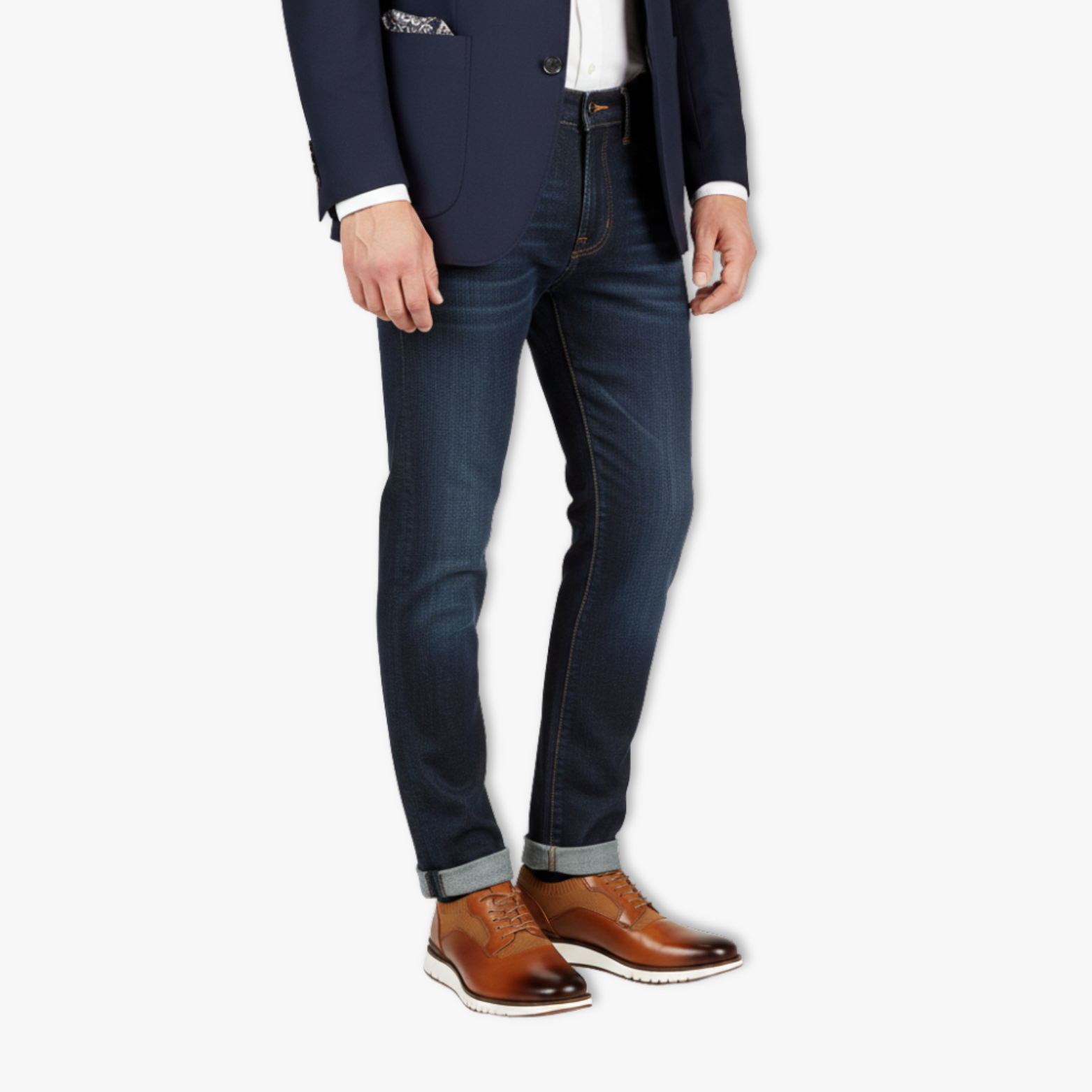 Men's Carved Brogue Leather Dress Shoes