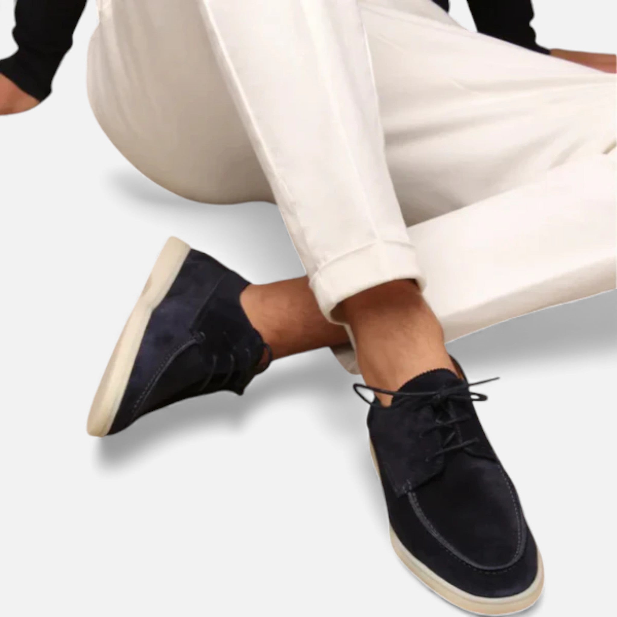 Veroux Mode | Men’s Suede Lace-Up Shoes – James Edition