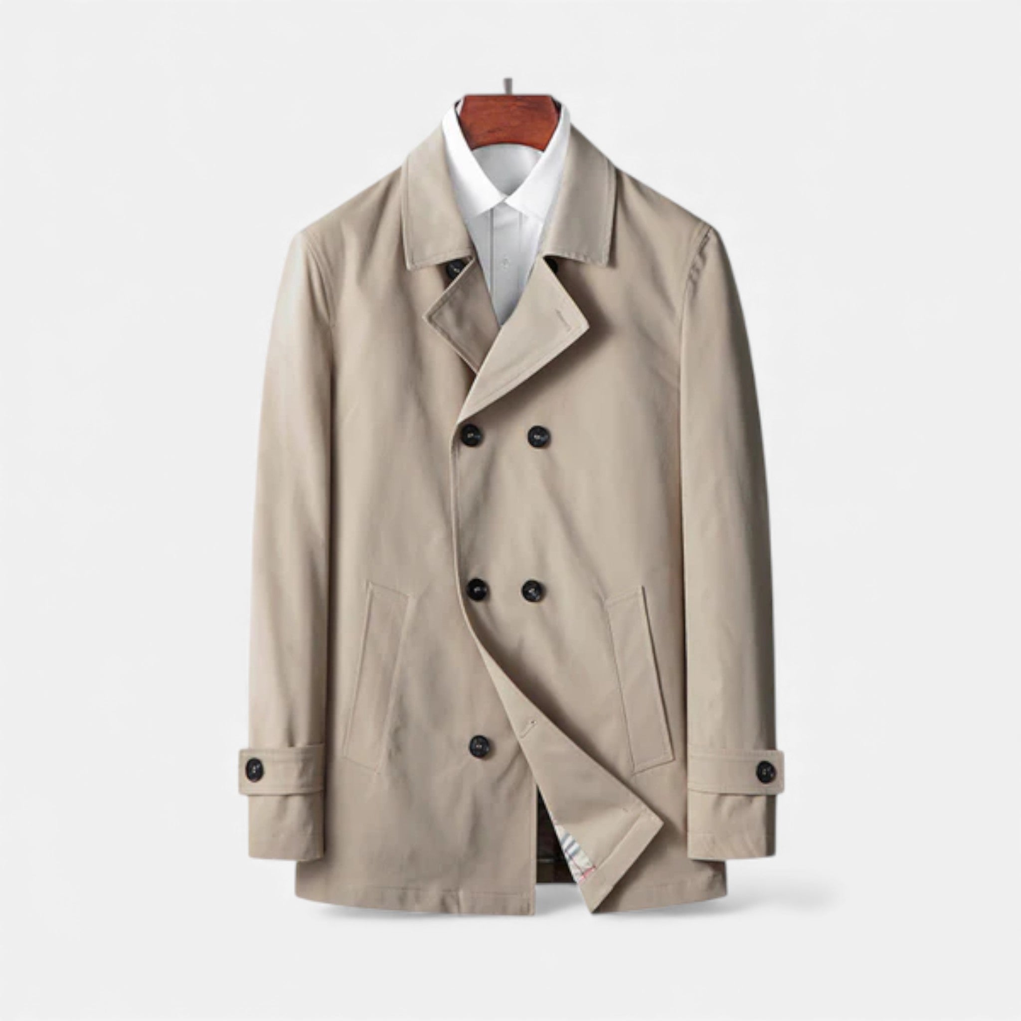 Veroux Mode | Men’s Classic Trench Coat – Ephraim Edition